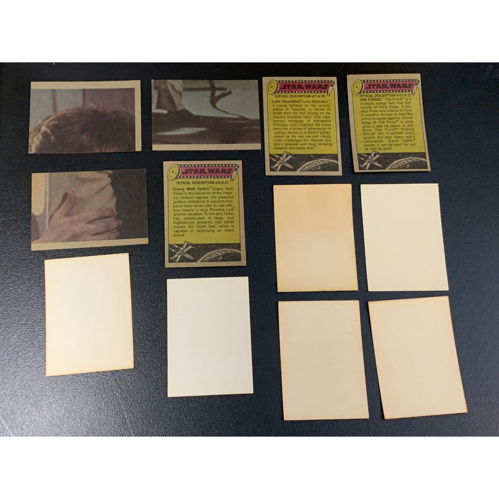 1977 Topps Star Wars Series 3 Yellow Border Complete 66 Card Set With Stickers
