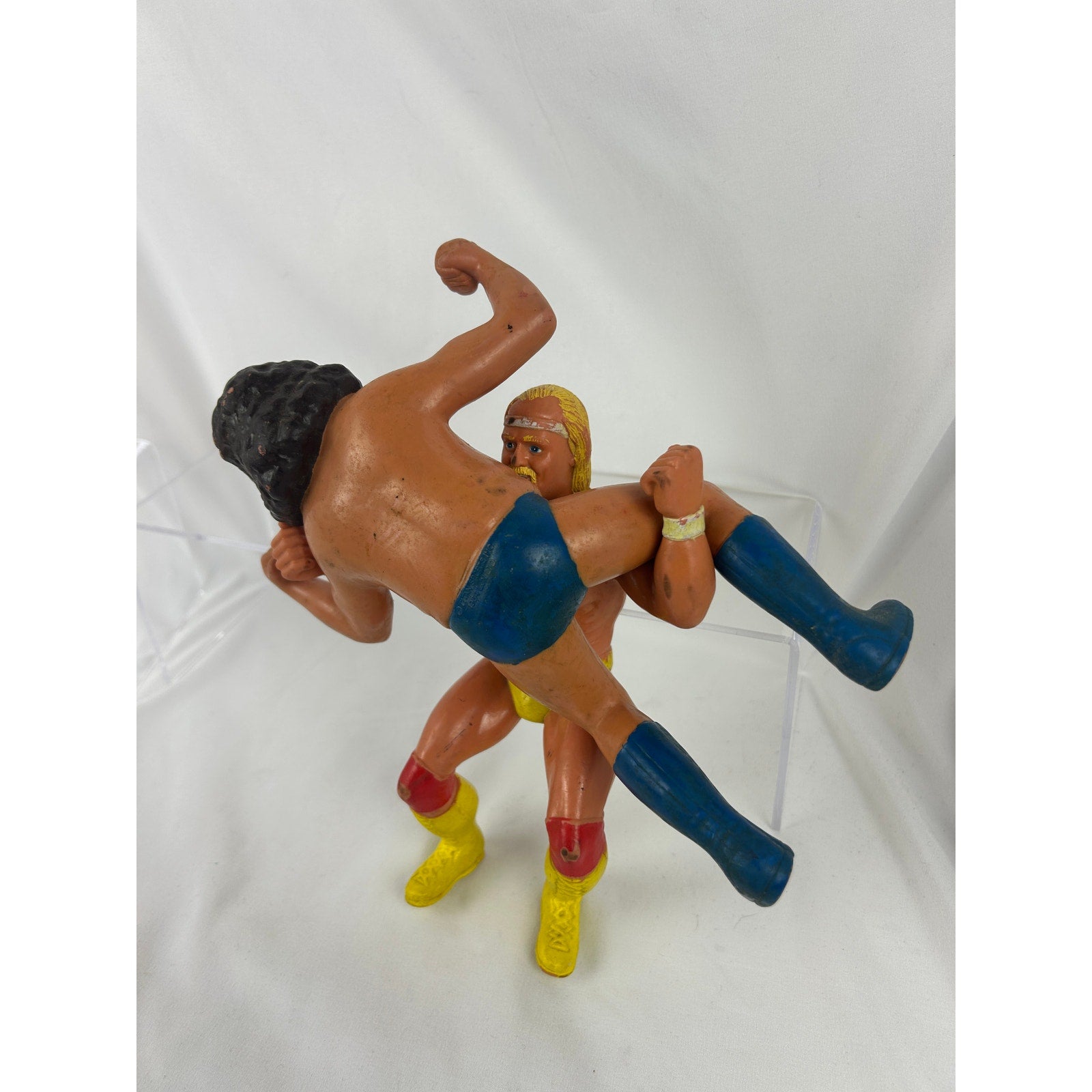 1984 WWF Wrestling Superstars 8 Inch Figures Lot of 7 Snuka Studd Andre Hogan