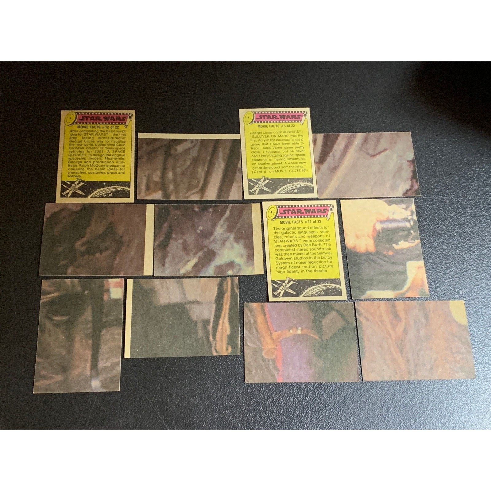 Star Wars 1978 Series 4 (B) Complete Card & Sticker Set Very Good Condition