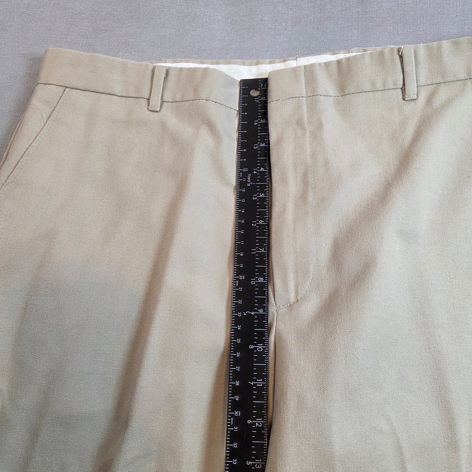 Knightsbridge Menswear Slacks Men’s 37x26 Khaki USA Cotton Blend 38x30