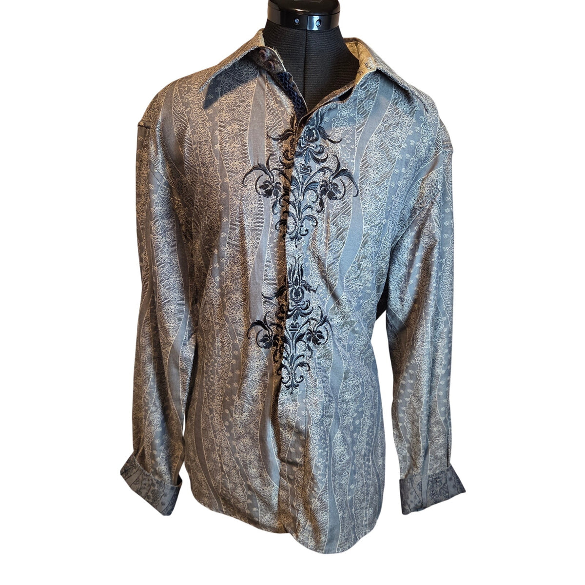 Rock and Roll Religion Jimi Hendrix Experience 2005 Embroidered Button Shirt