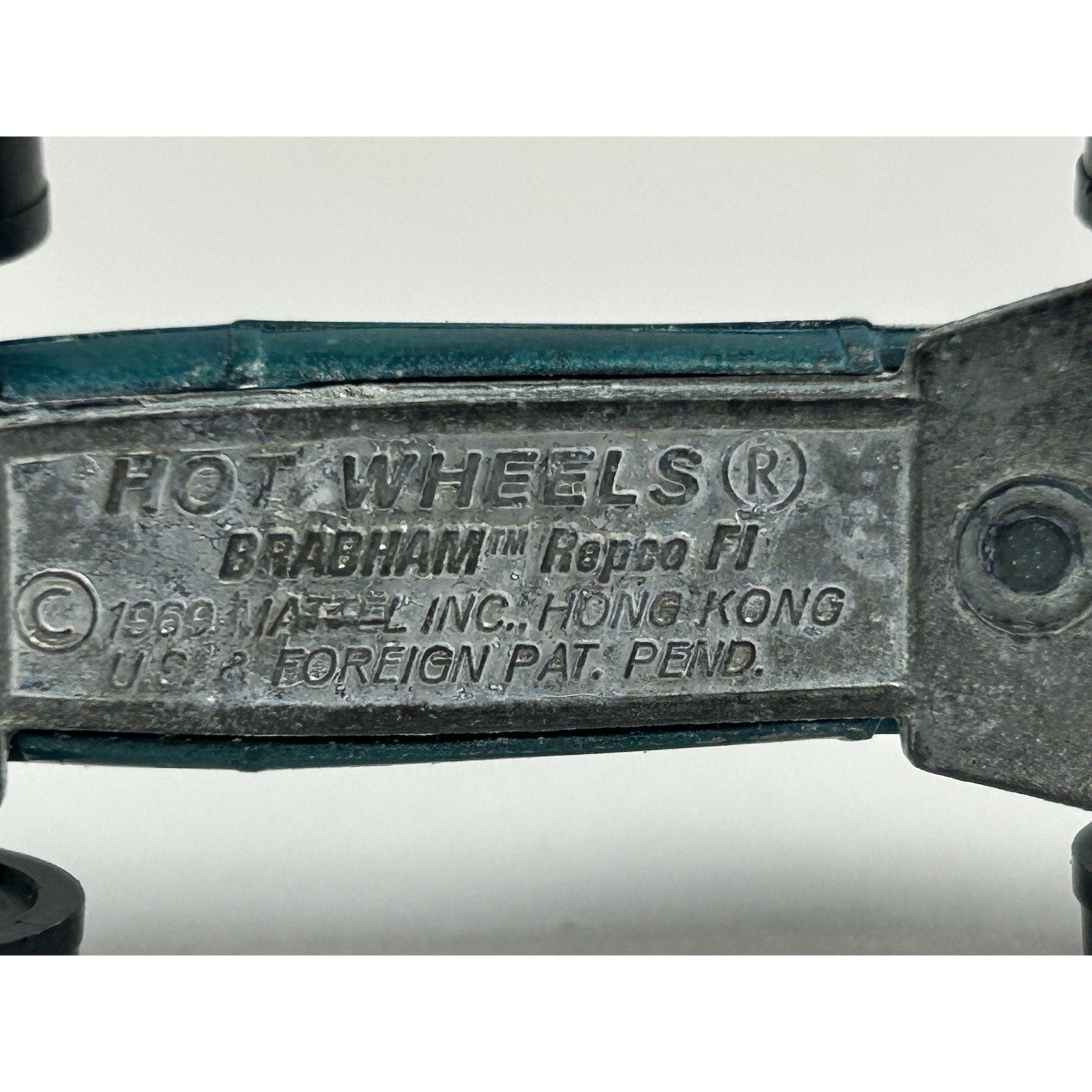 Vintage Hot Wheels Brabham Repco F1 Blue Redline 1969 Diecast Car
