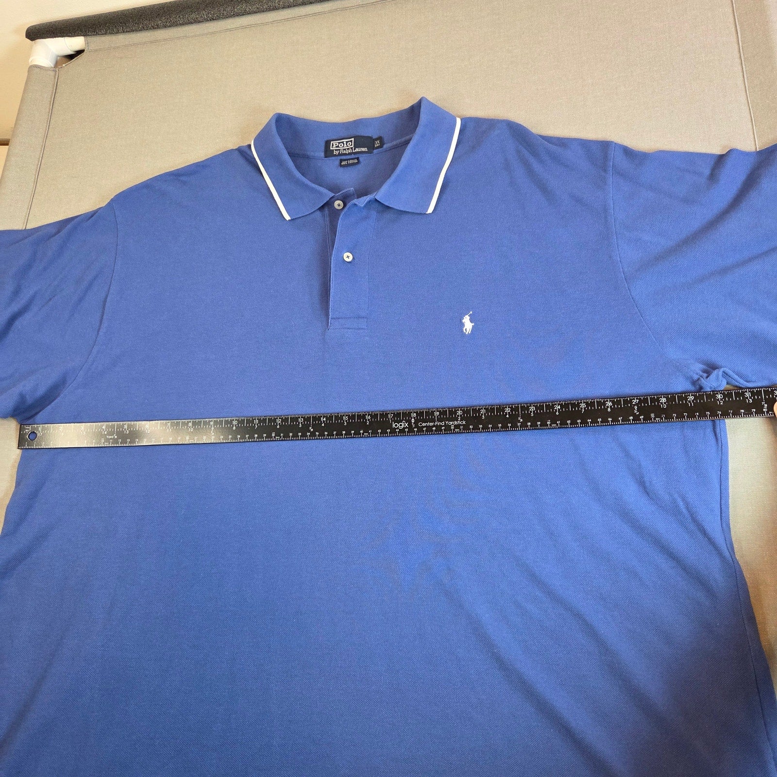 Polo Ralph Lauren Blue Polo Shirt Men’s 3X Big Cotton Short Sleeve Classic