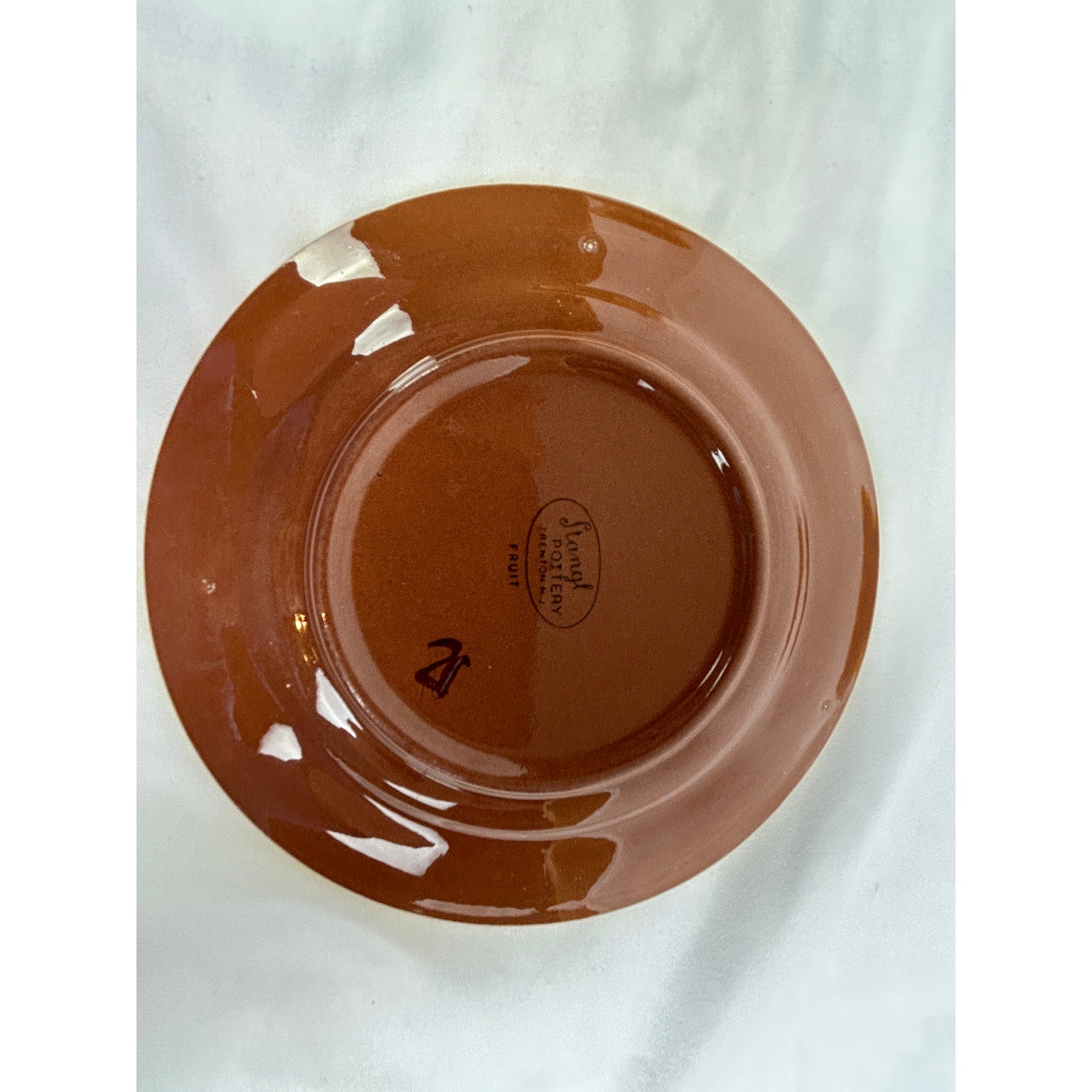 Stangl Pottery Fruit Salad Plates Set of 5 Vintage Trenton NJ