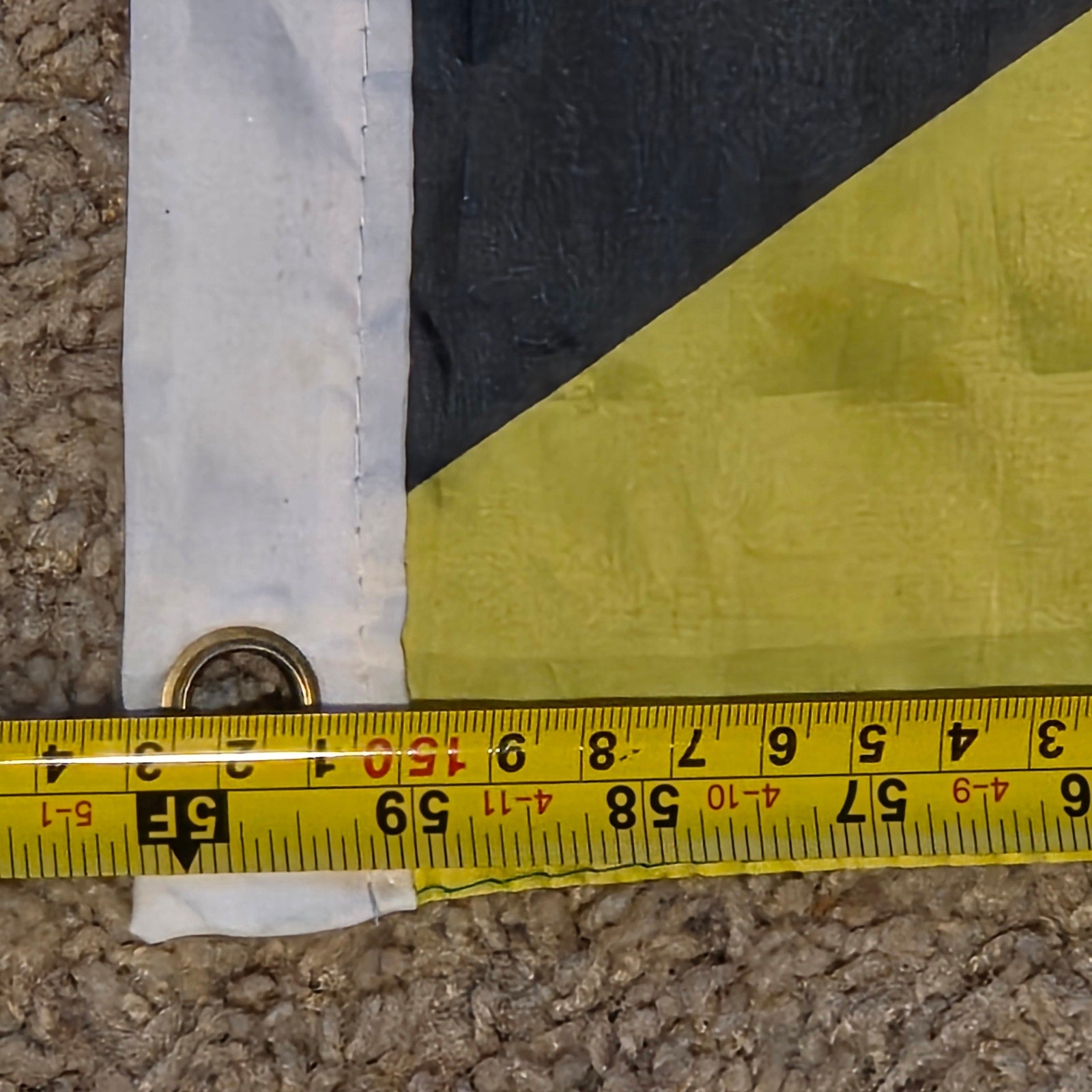 Jamaica National Flag 5x3 FT Black Green Gold Banner with Grommets