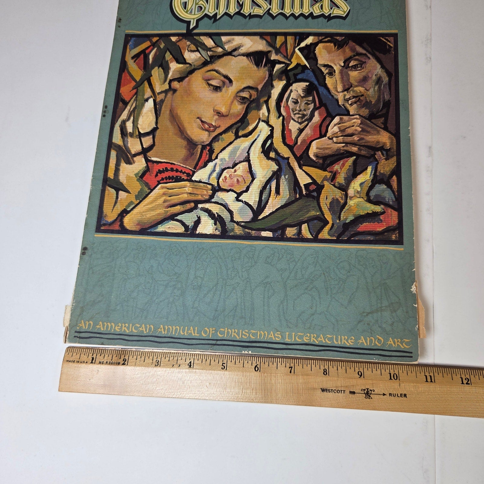 Christmas Annual 1960 Augsburg Publishing Art Literature Nativity Holiday Book