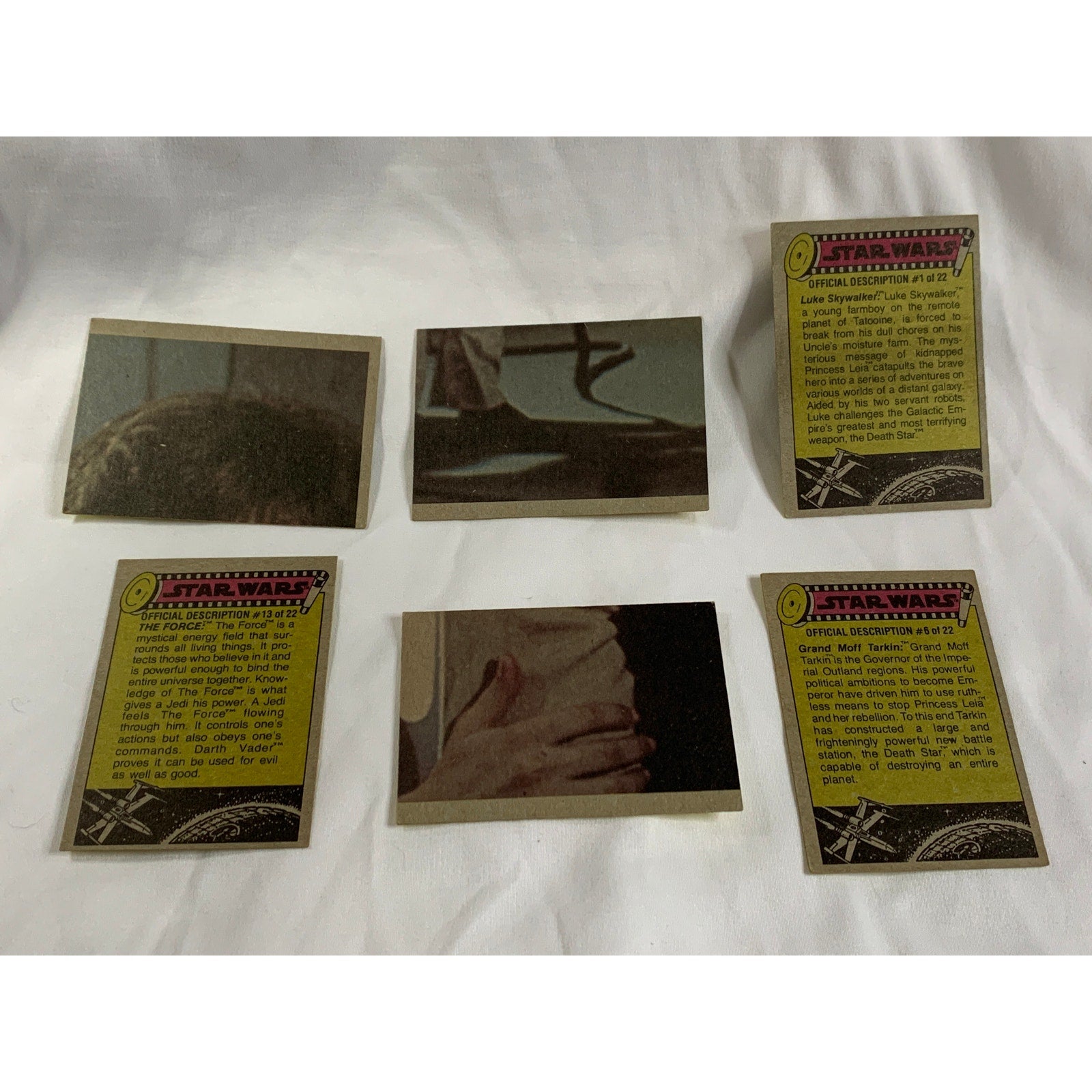 1977 Topps Star Wars Series 3 Yellow Border Complete 66 Card Set #133-198