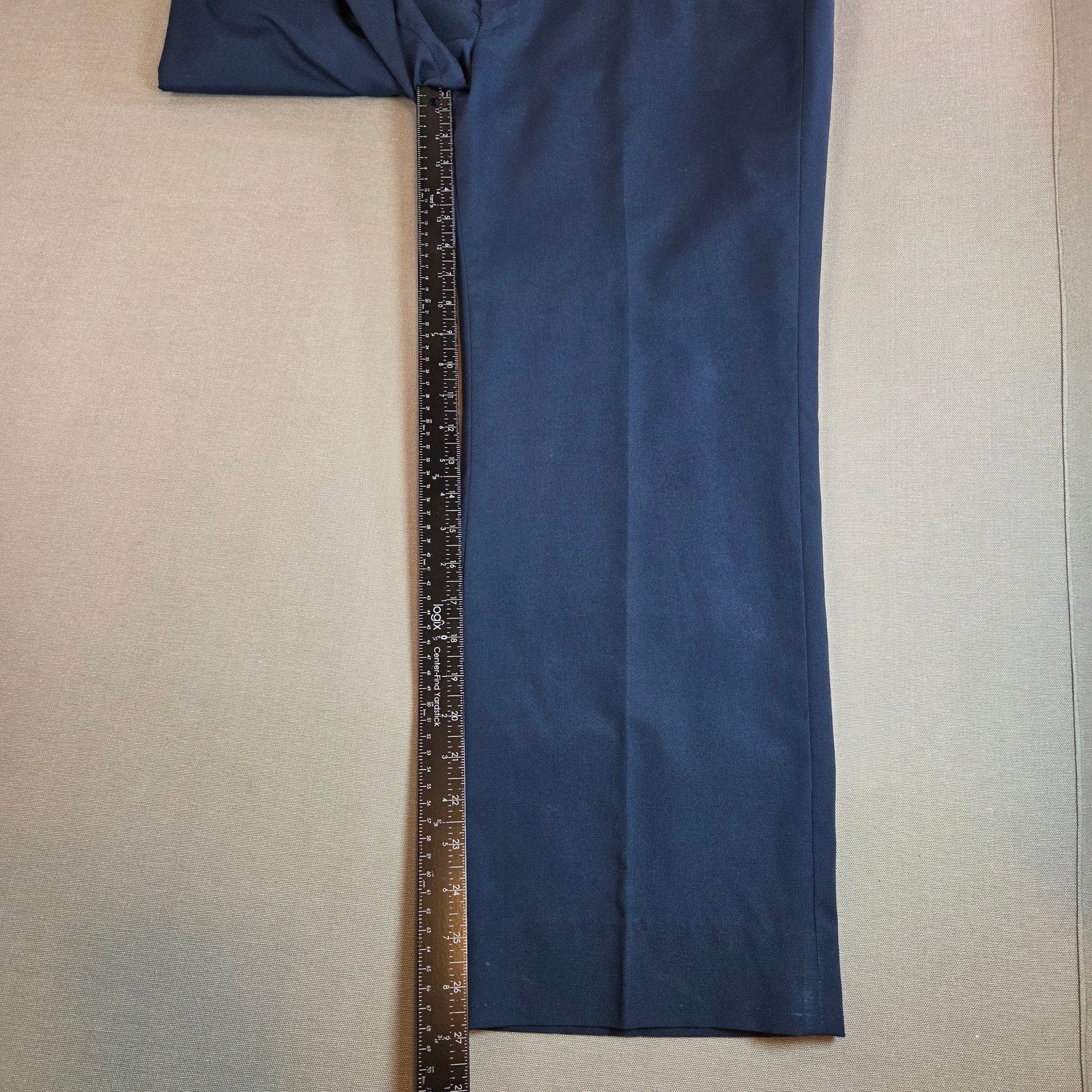 Vintage Wrangler Slacks Men’s 36x27 Made in USA Poly Blend Trousers 70s 80s