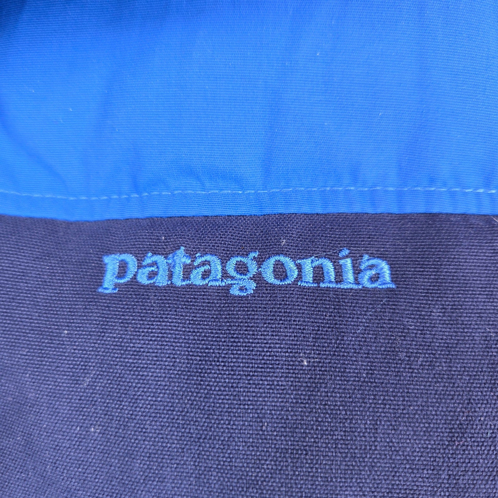 Patagonia Bivy Down Vest Men's XS FA13 27585 Goose Down Blue Snap Zip