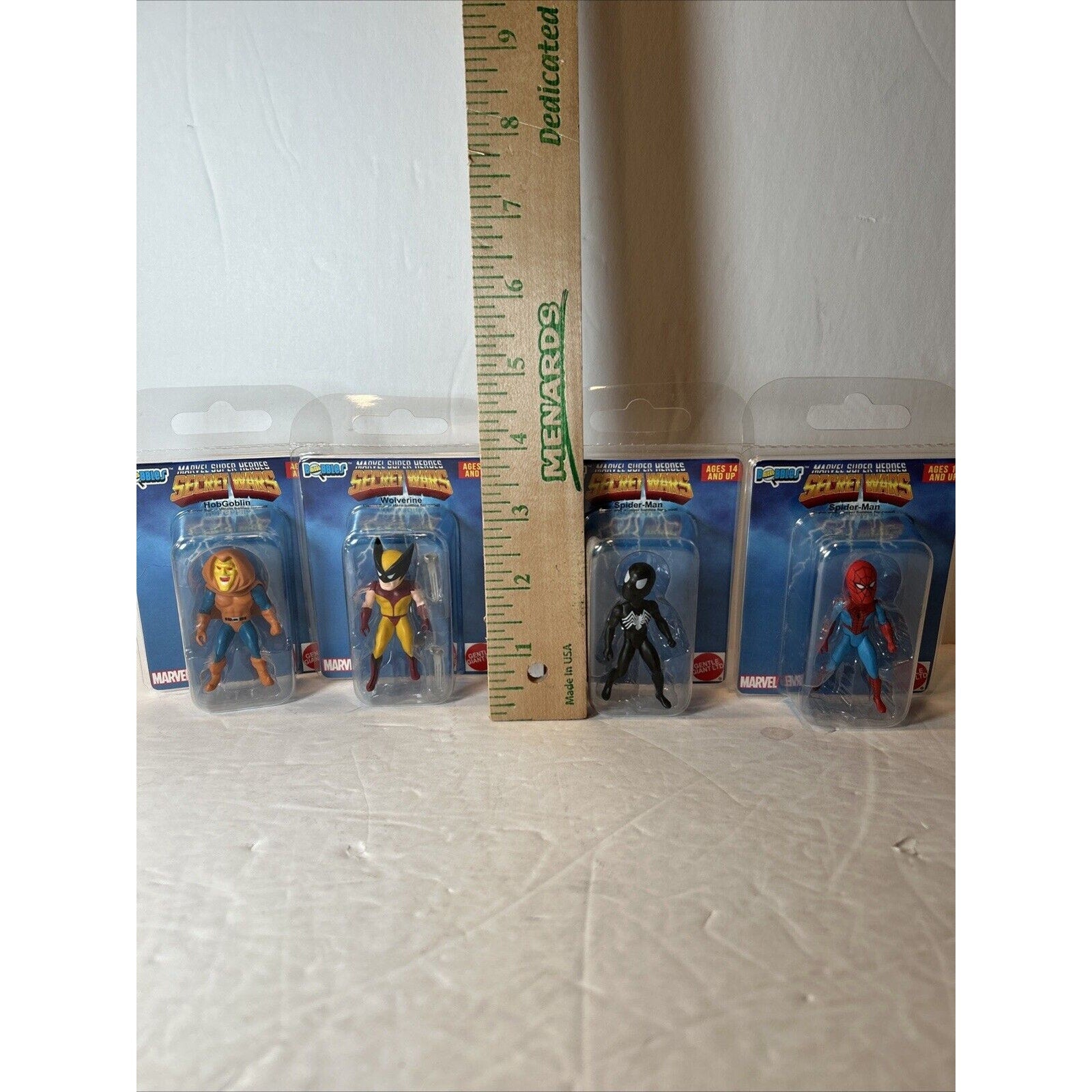 Marvel Super heroes Gentle Giants Secret Wars Micro Bobbles Lot of 4 NIP