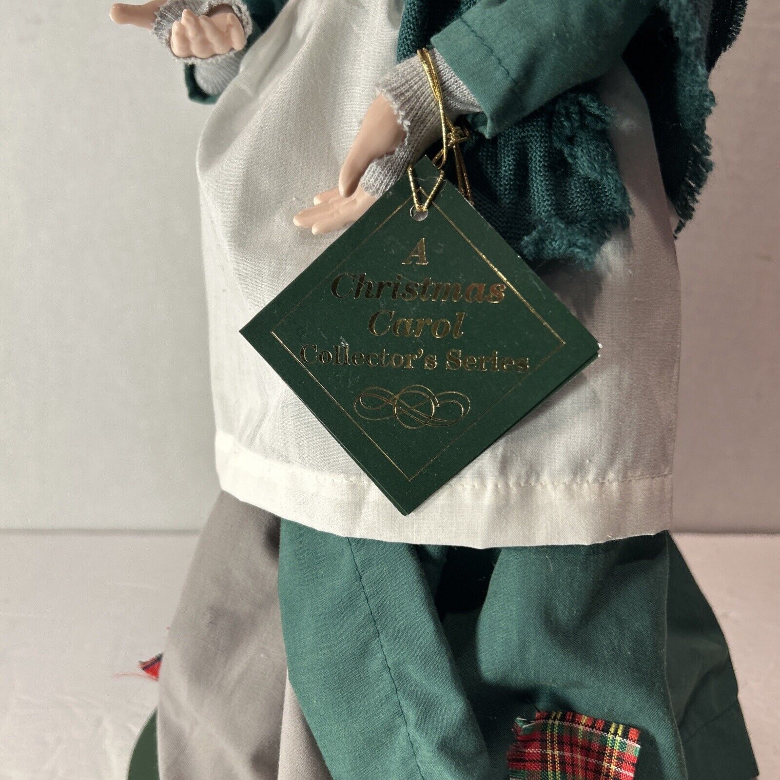 Dept 56 A Christmas Carol Porcelain Doll Set of 4 1987 Scrooge Cratchit Tim