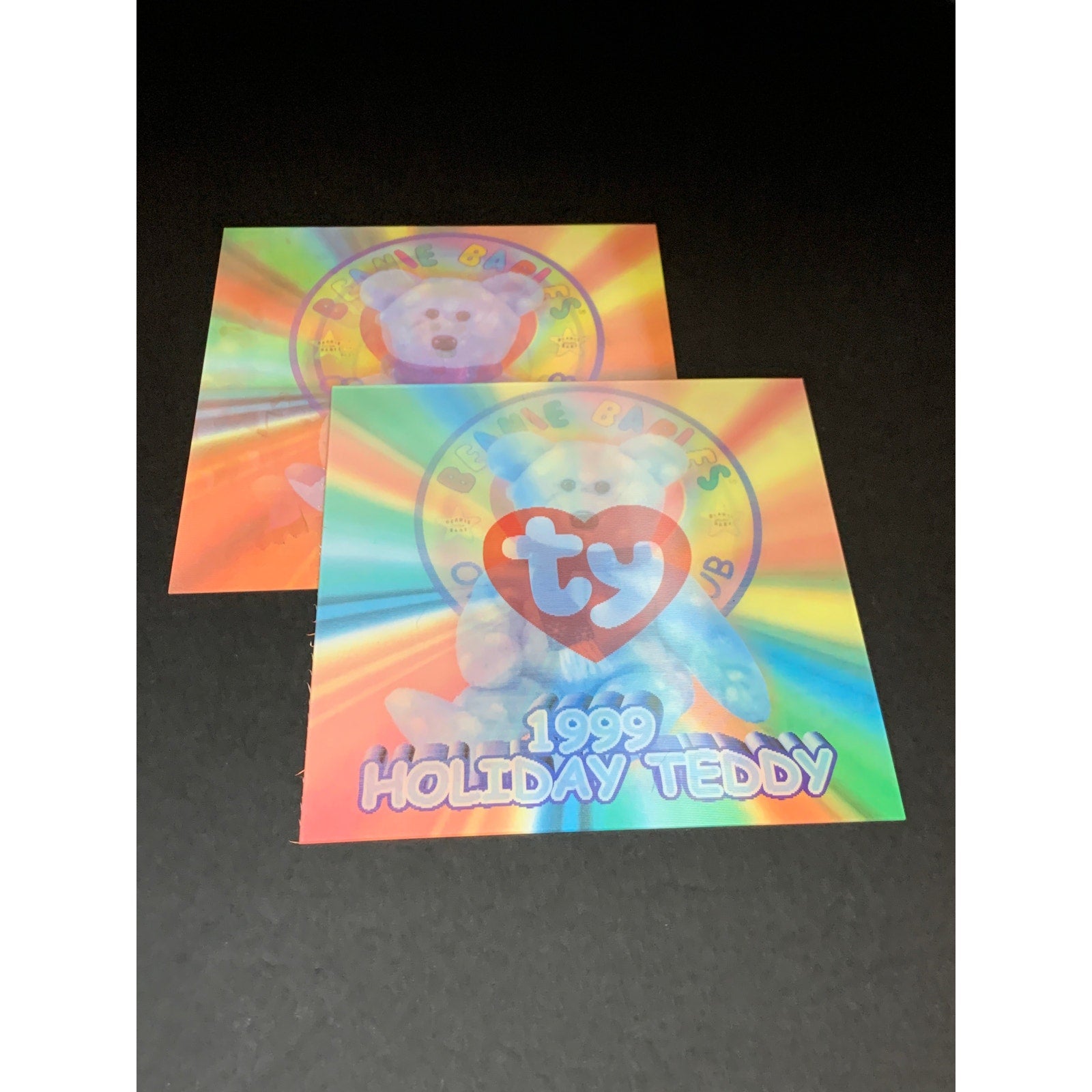 1999 Ty Beanie Babies BBOC Series 4 Lenticular Hologram Card Lot Of 21