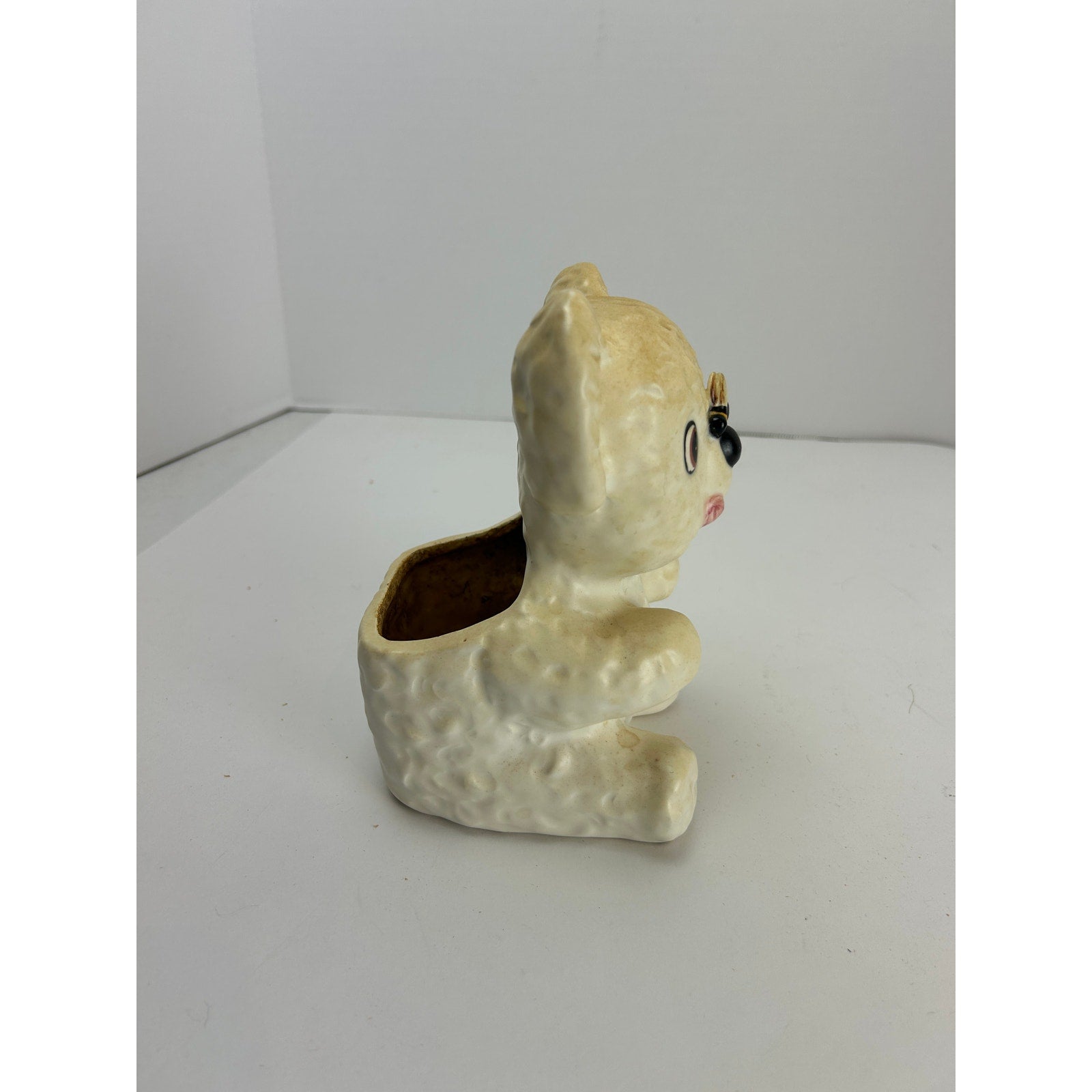 Vintage INARCO Bear Planter Ceramic Figurine Cleveland Ohio E-1692