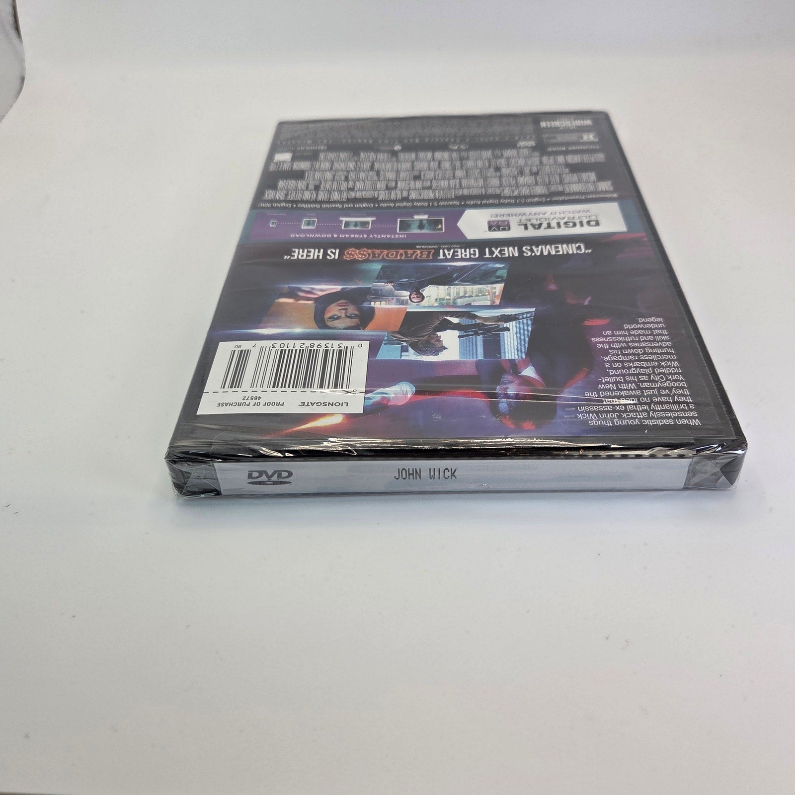 John Wick DVD 2014 Keanu Reeves Lionsgate Sealed New w/ Digital Copy