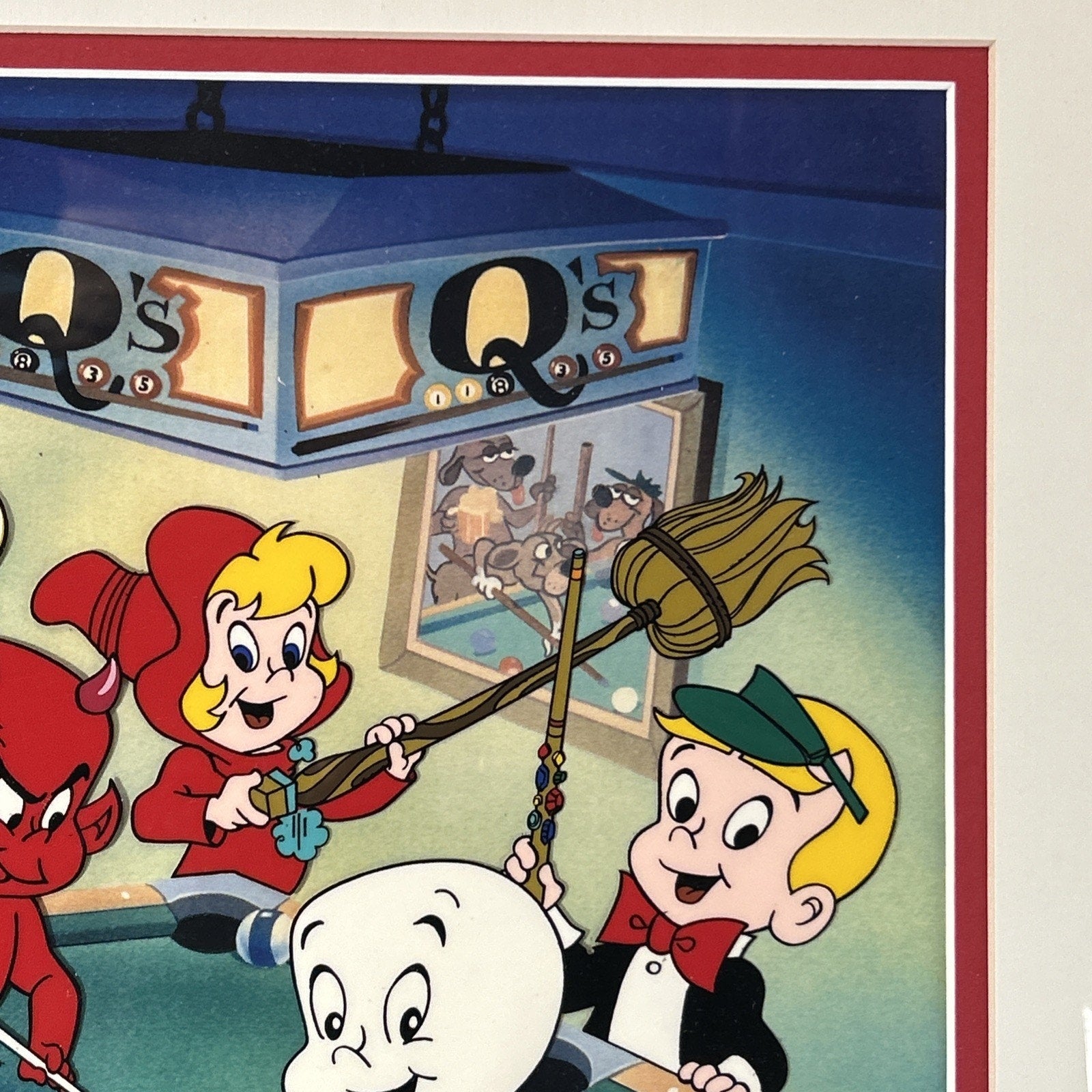 Hanna–Barbera Framed Pop Art: Casper, Richie Rich, Wendy, Baby Huey, Hot Stuff