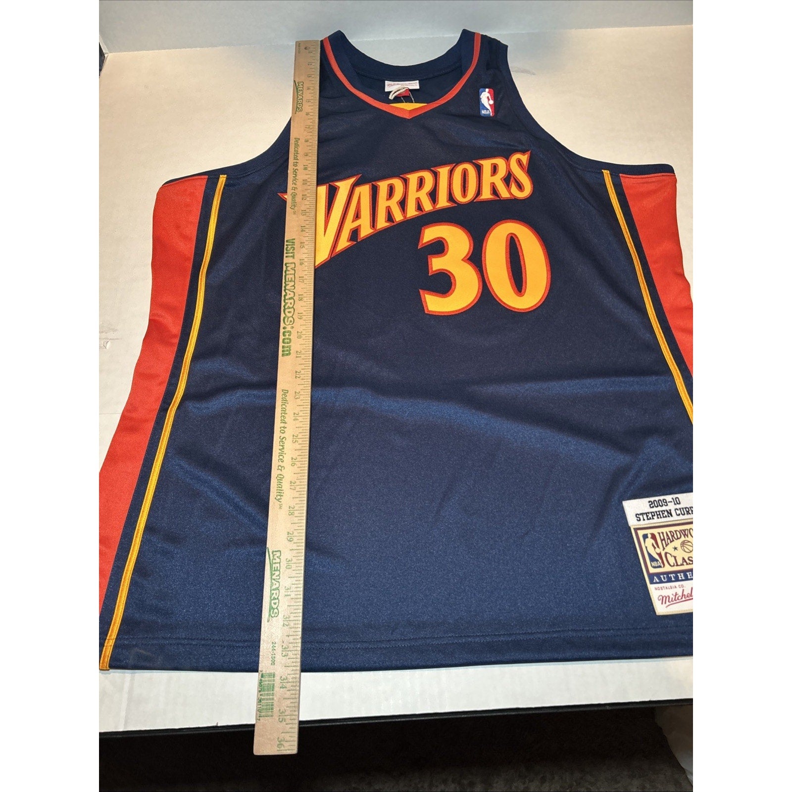 Stephen Curry #30 Warriors 2009-10 Mitchell & Ness Authentic Jersey 2XL