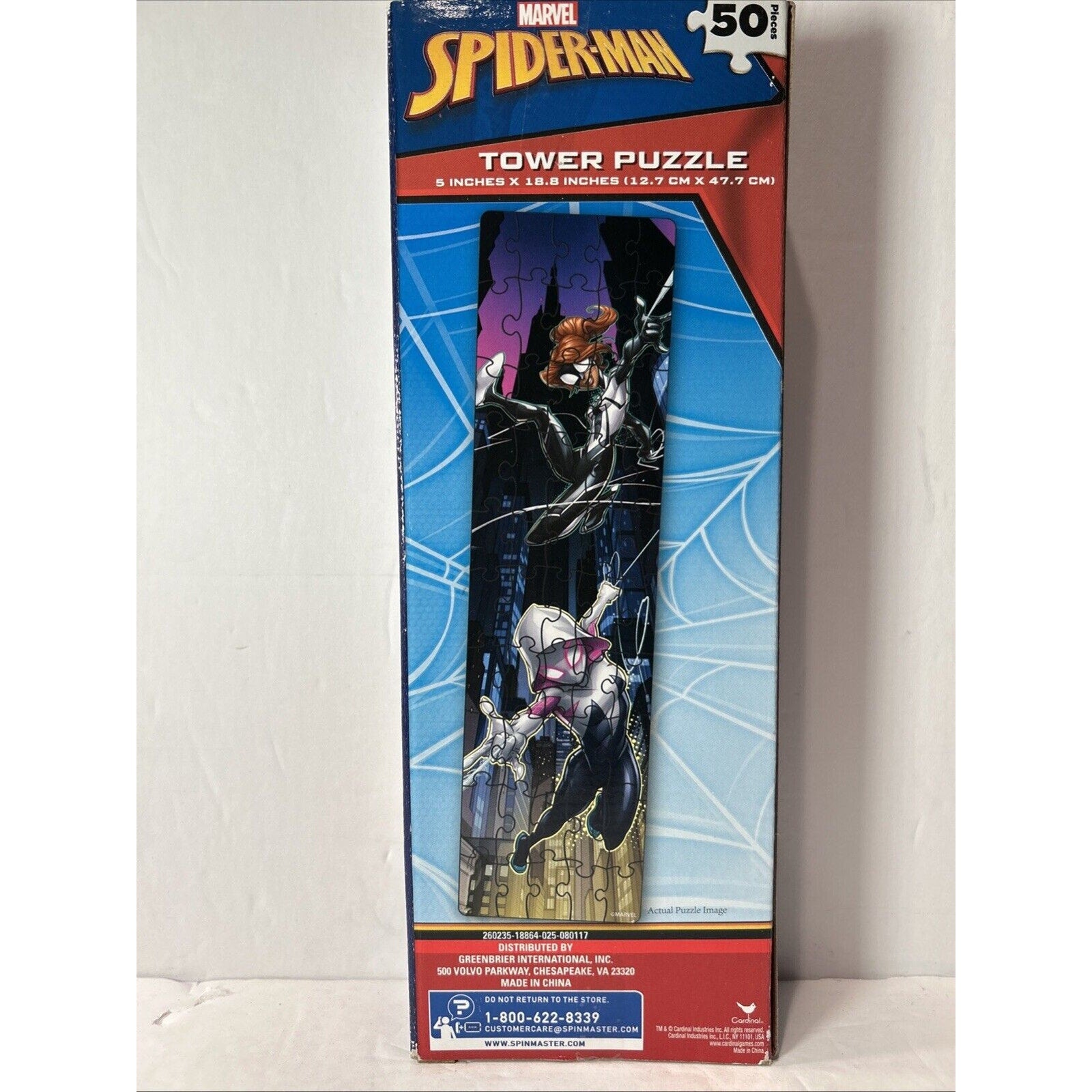 Marvel Spider-Man 50-Piece Tower Puzzle New Unopened