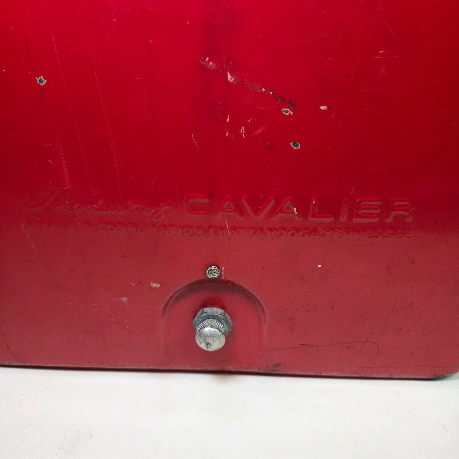 Vintage 1950s Coca-Cola Cavalier Metal Cooler w/ Tray & Opener Chattanooga TN