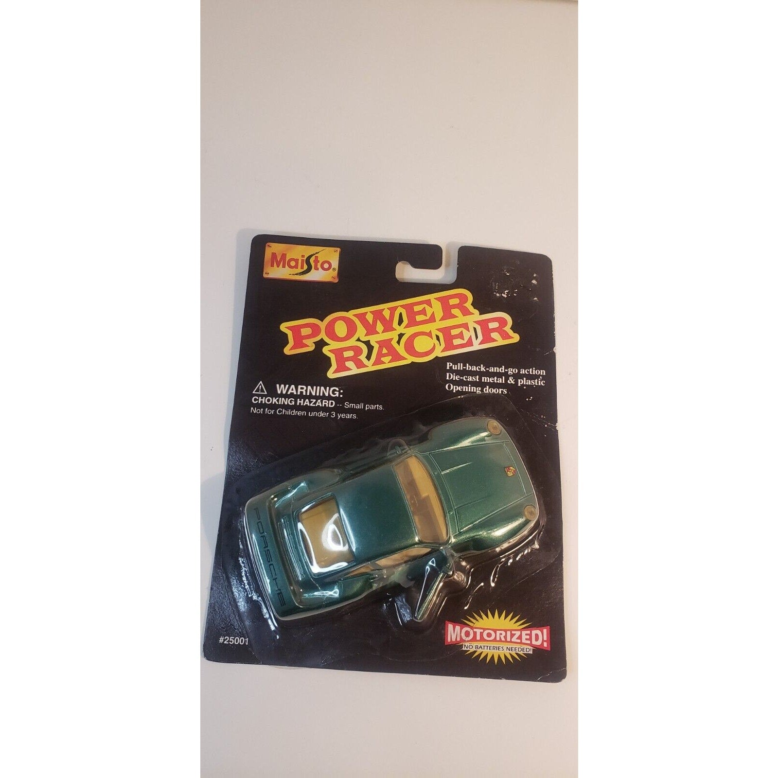 Maisto Power Racer Porsche 959 1:43 Scale 1996 Pull Back & Go 25001 Green