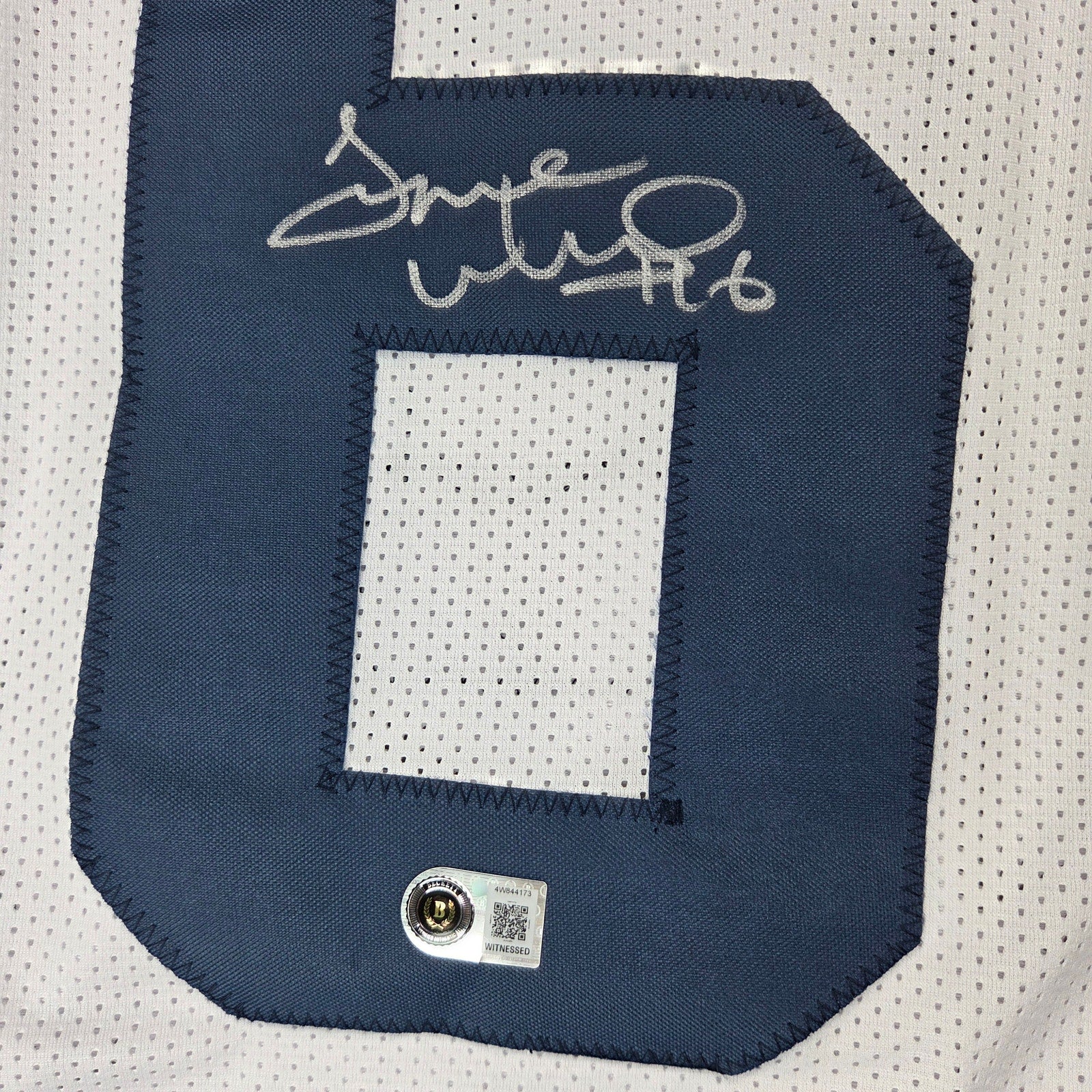 Tyrone Wheatley Signed Michigan Wolverines Custom Jersey BAS Witness Auto RB