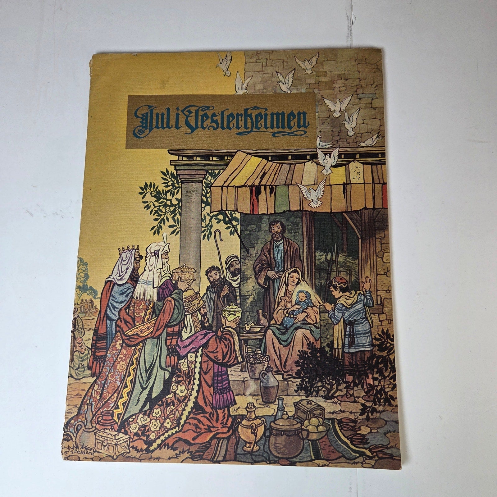 Christmas Annual Augsburg Jul i Vesterheimen Vol XXXV 1945 Illustrated Book