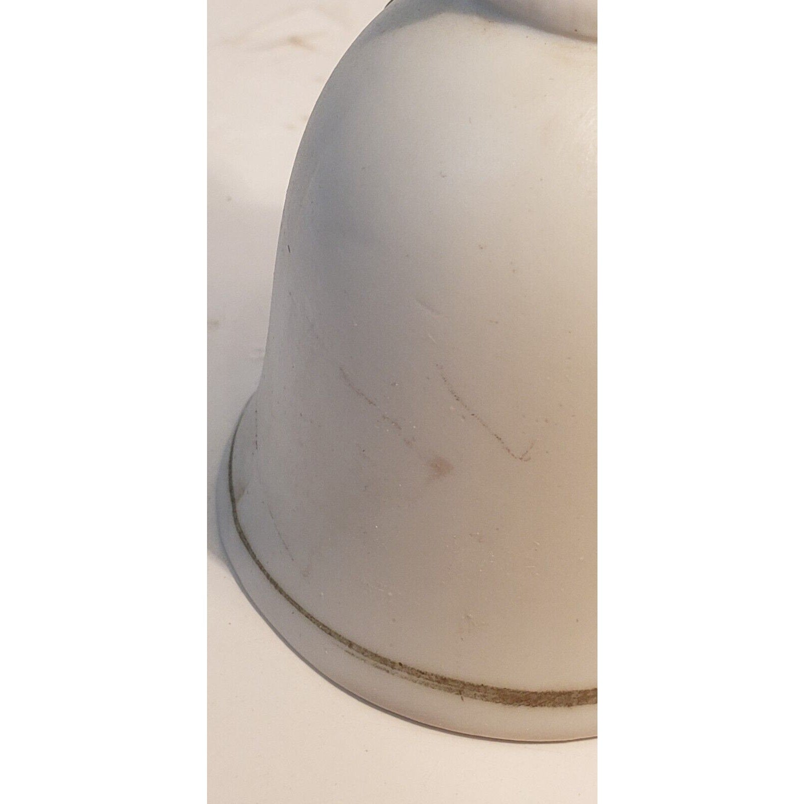 Vintage Christmas Ceramic Bell - mouse holding candy cane