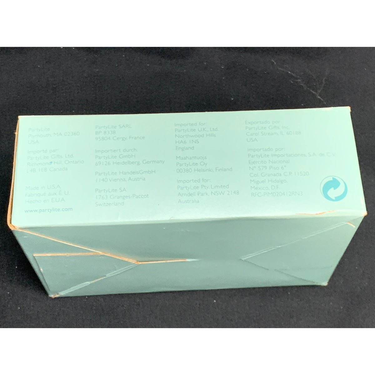 PartyLite Almond Biscotti Tealight Candles V04164 Full Box 12 Retired Scent