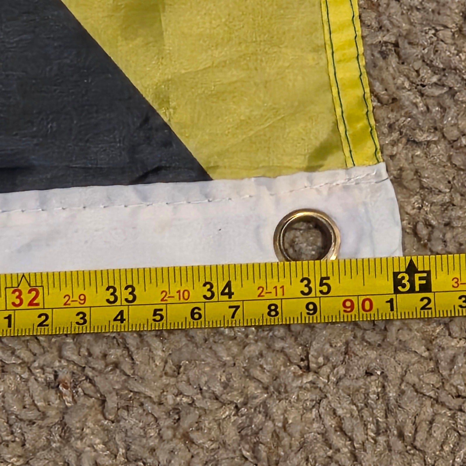 Jamaica National Flag 5x3 FT Black Green Gold Banner with Grommets