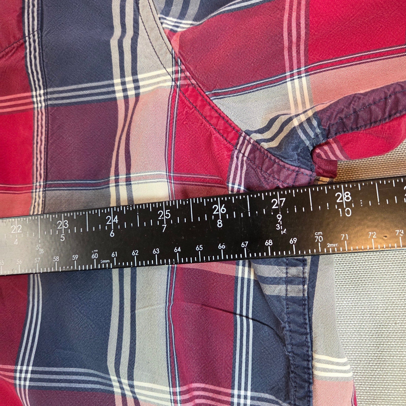 Carhartt Plaid Button Shirt 3XL Cotton Long Sleeve Workwear Tear Flaw