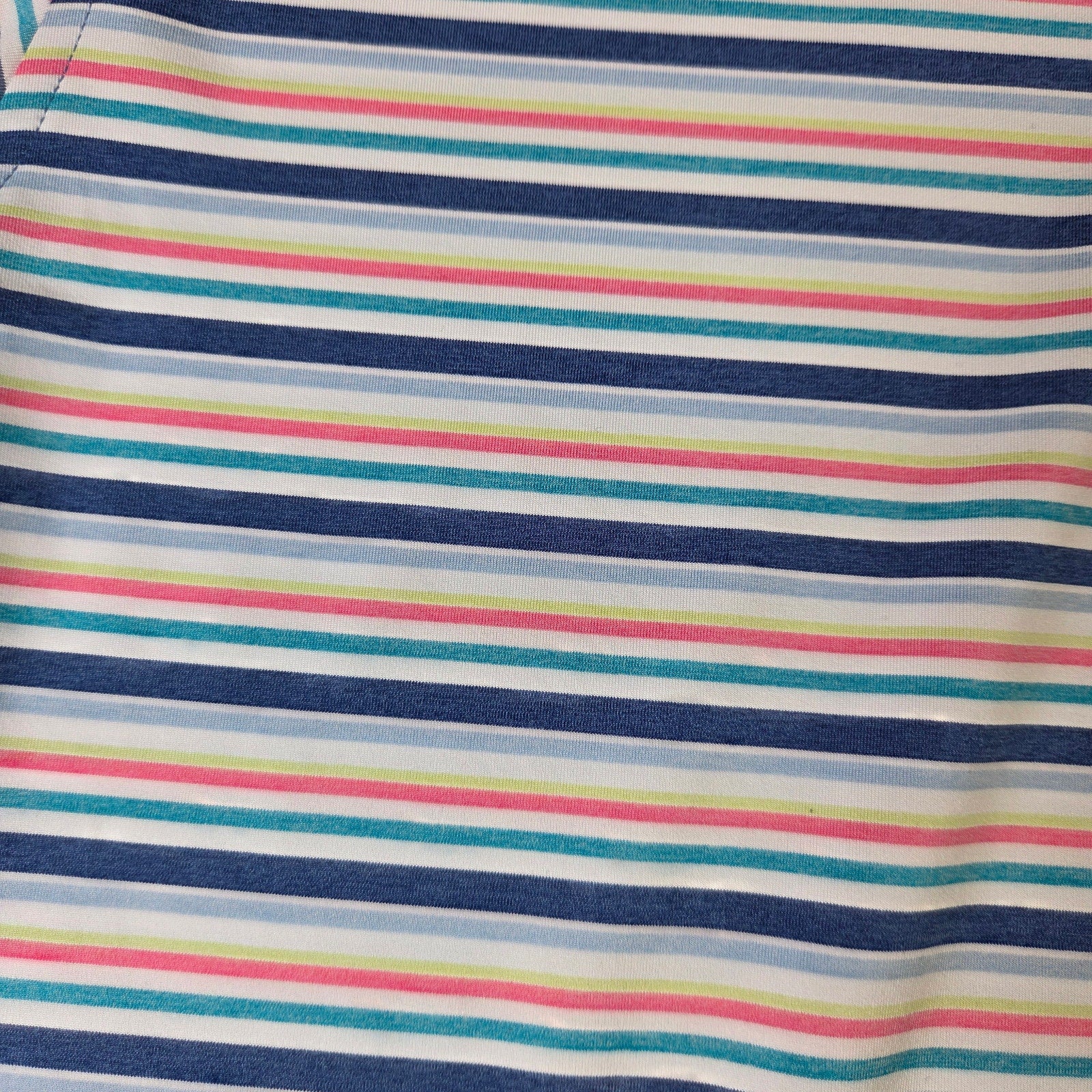 Peter Millar Summer Comfort Golf Polo Shirt Striped Performance Men M