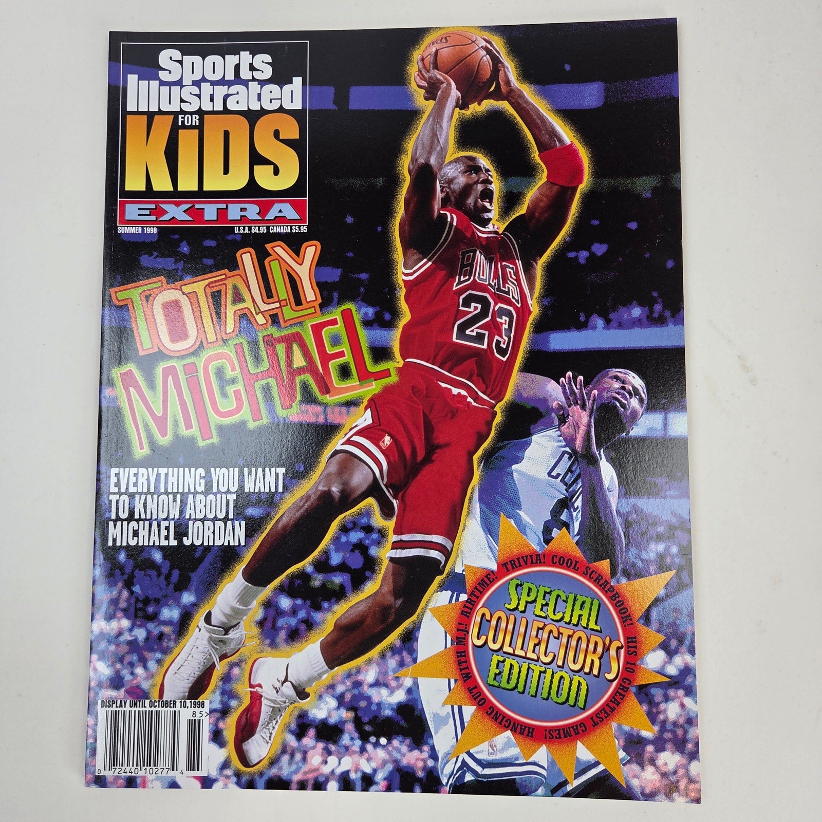 Sports Illustrated For Kids EXTRA 1998 Michael Jordan Complete Cards Poster
