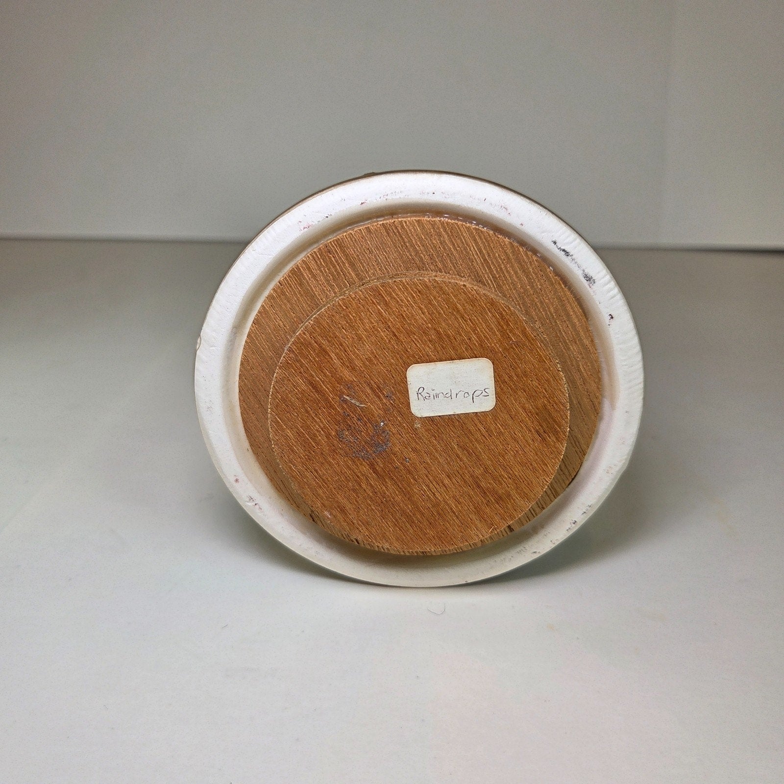 Vintage Japan Raindrops Music Box Figurine Sankyo Style Hummel Kids Dog Works