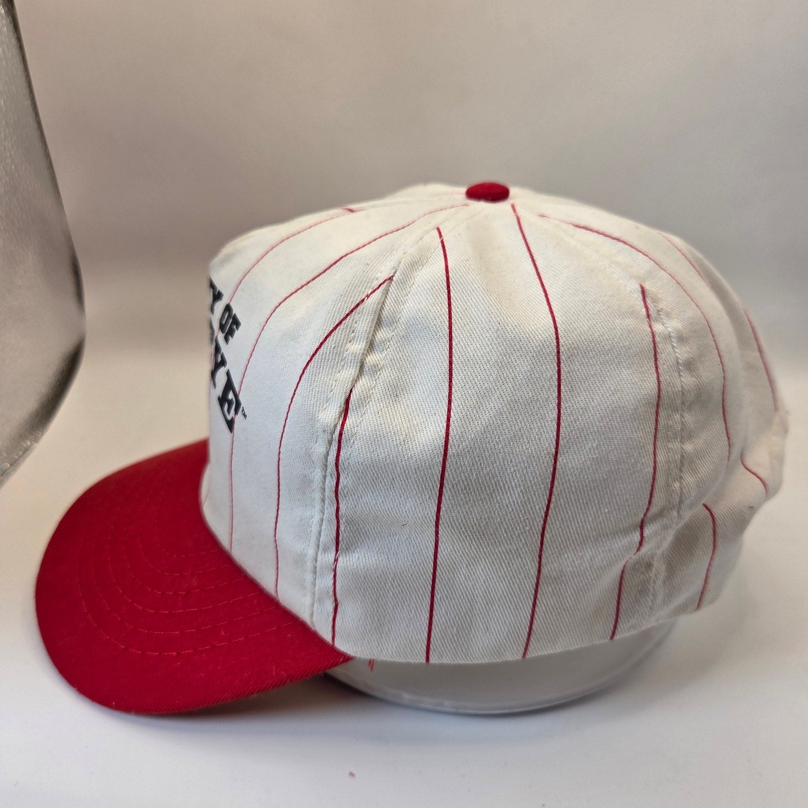 Property Of Pig's Eye U Snapback Hat USA Spartan Promo Group Beer Cap Vintage
