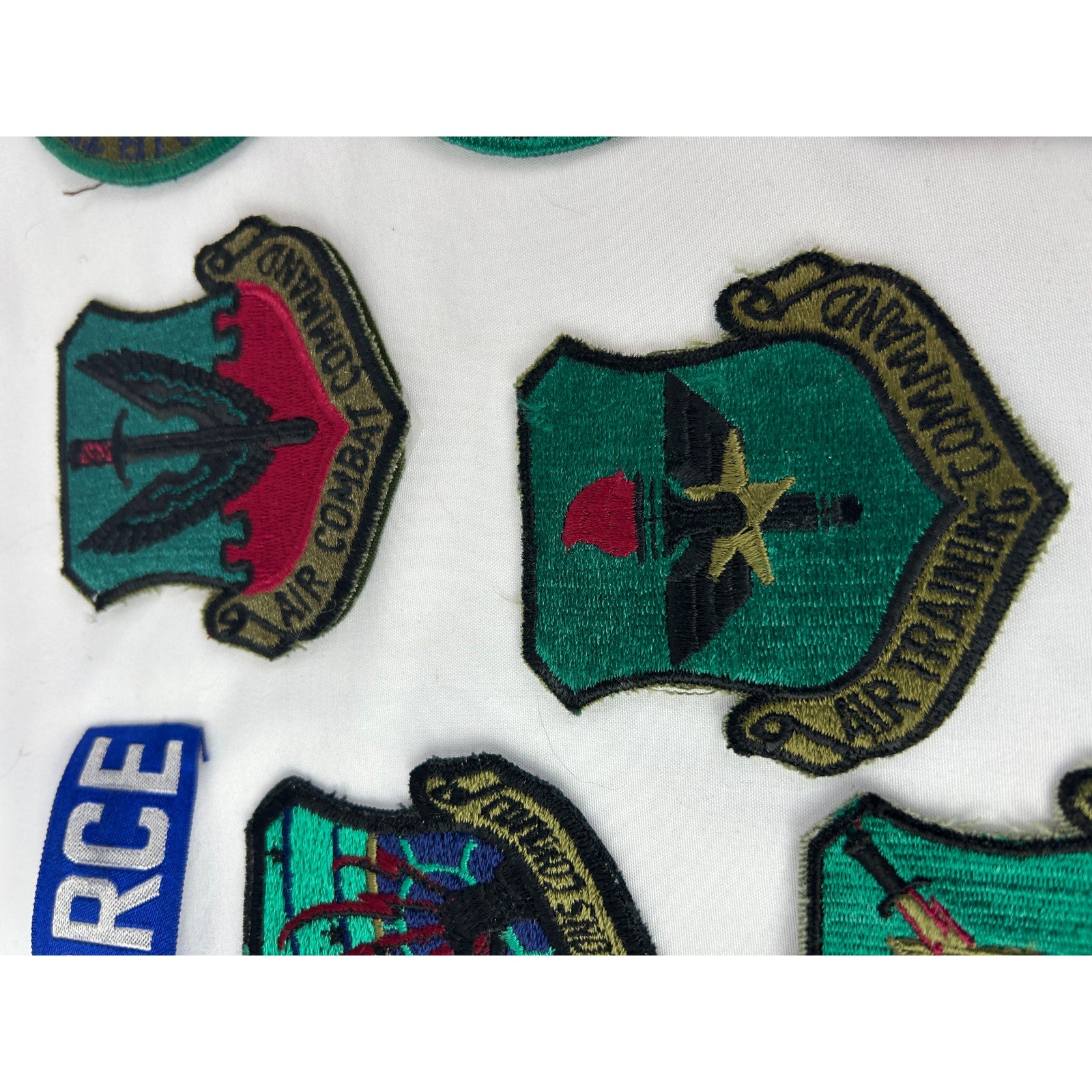 Vintage USAF Patch Lot SAC MAC TAC Training Command Military 11 PCS