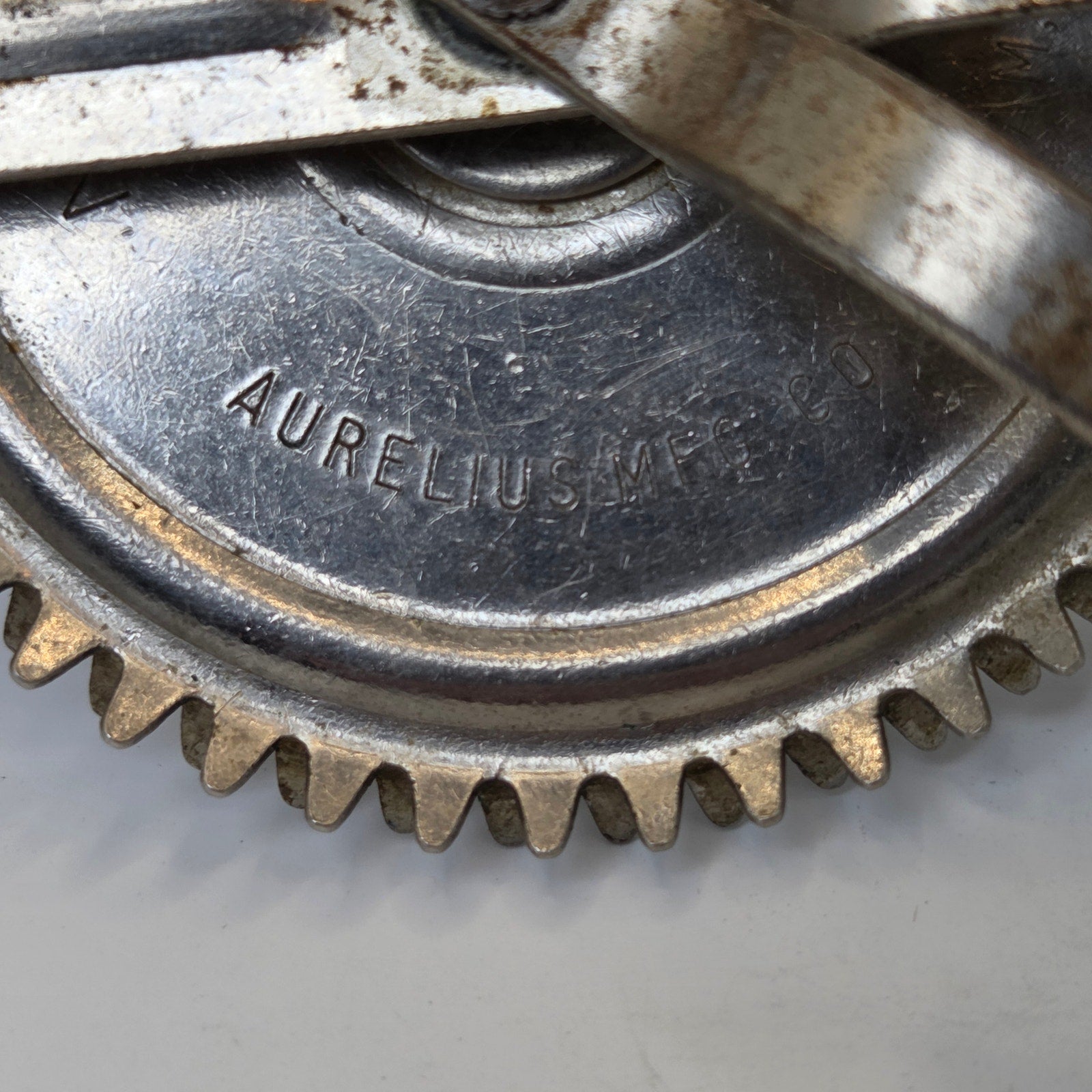 Favorite Aurelius Egg Beater Braham Minn Hand Crank Antique Mixer