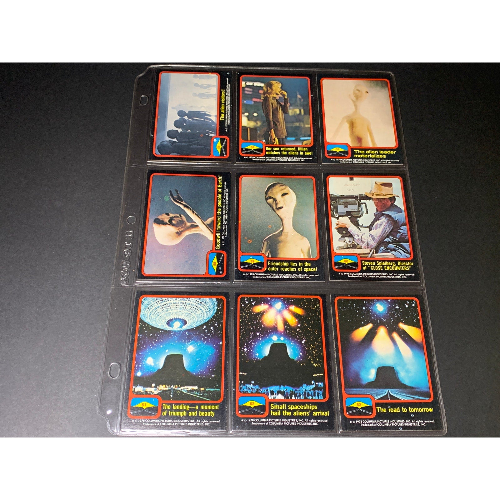 1978 Topps Close Encounters Of The Third Kind Card Set + Stickers