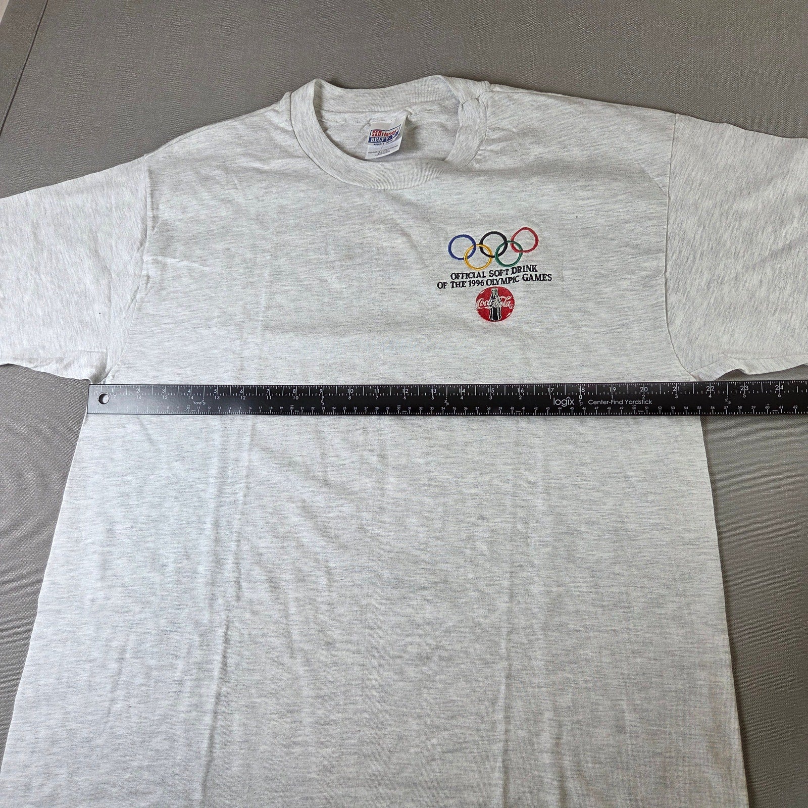 Hanes Coca Cola 1996 Olympic Games Made in USA T Shirt Adult L Single Stitch NWT