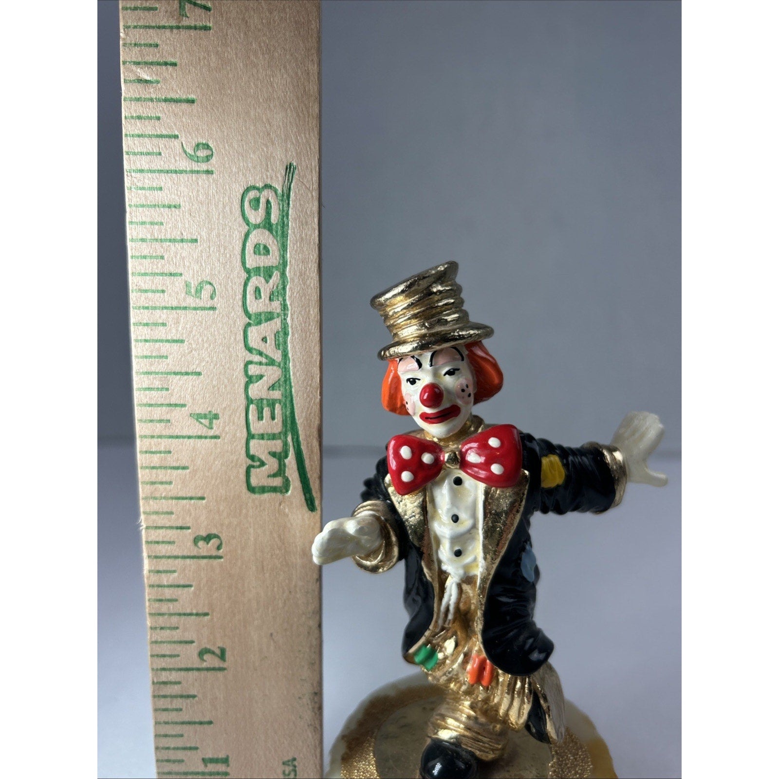 Ron Lee Clown Hobo Dancing In Top Hat Chip Off Old Block Sculpture 1994