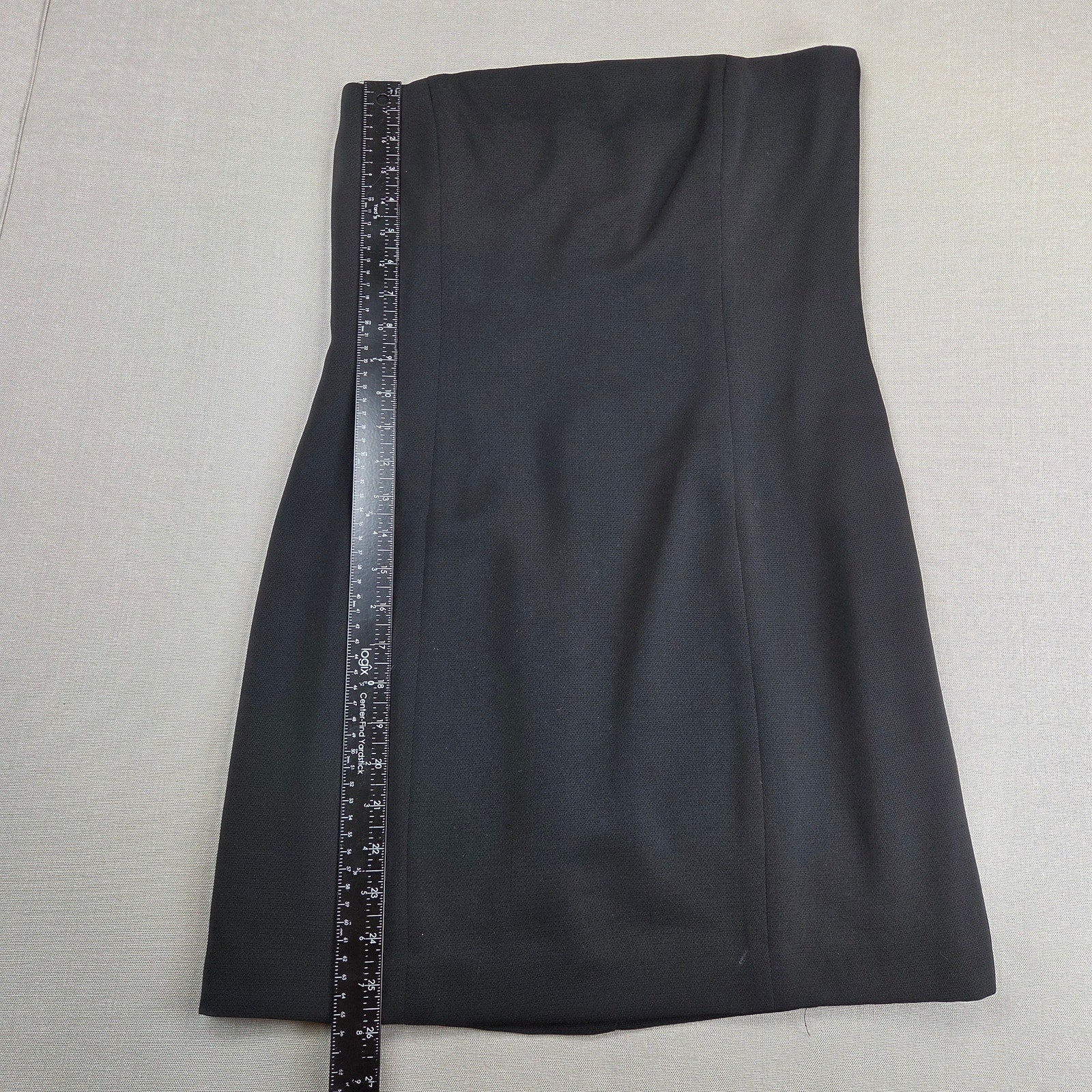 Hugo Buscati Collection Strapless Sheath Little Black Dress USA Womens 10