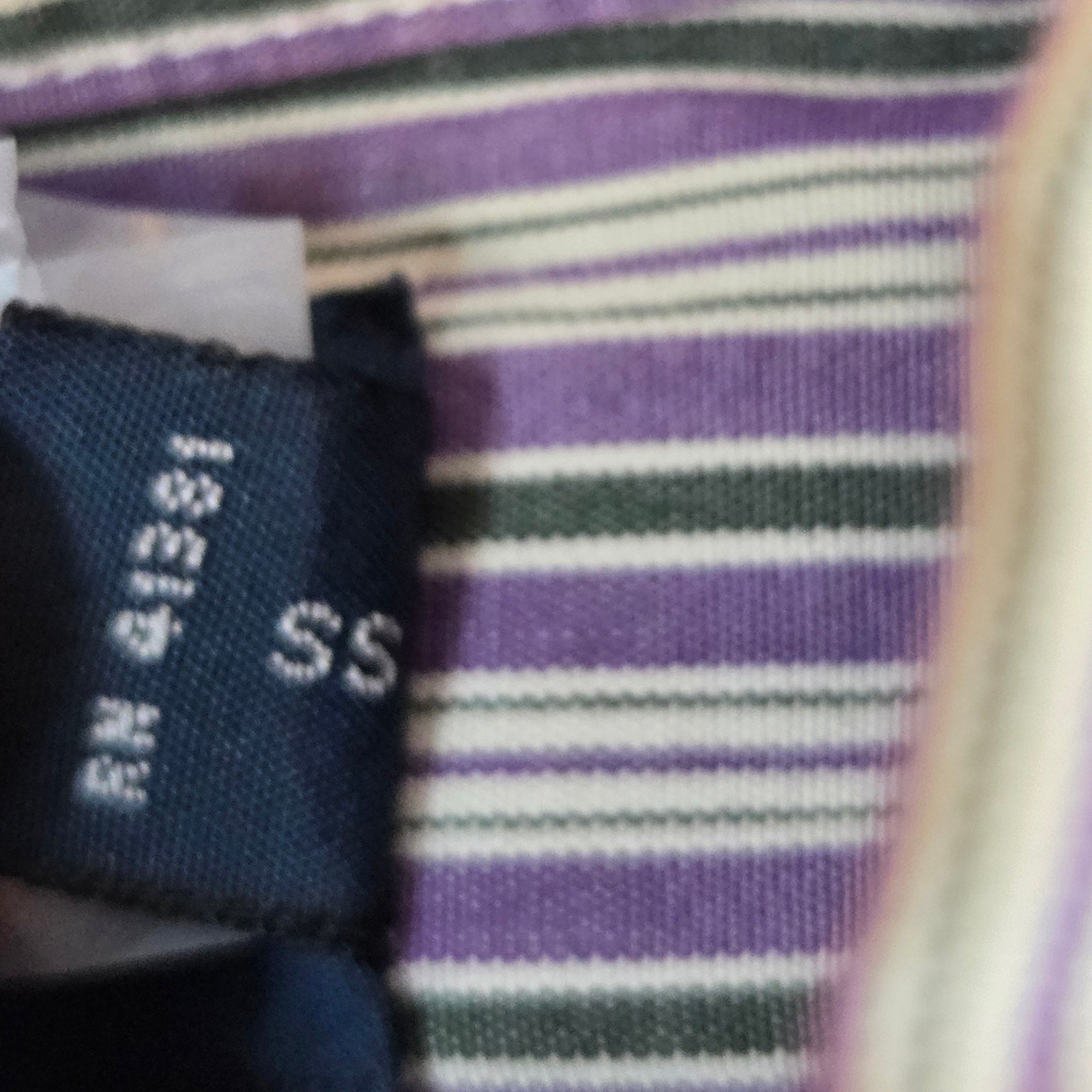 Ralph Lauren Blake Striped Button Down Shirt Men’s L Cotton Hong Kong
