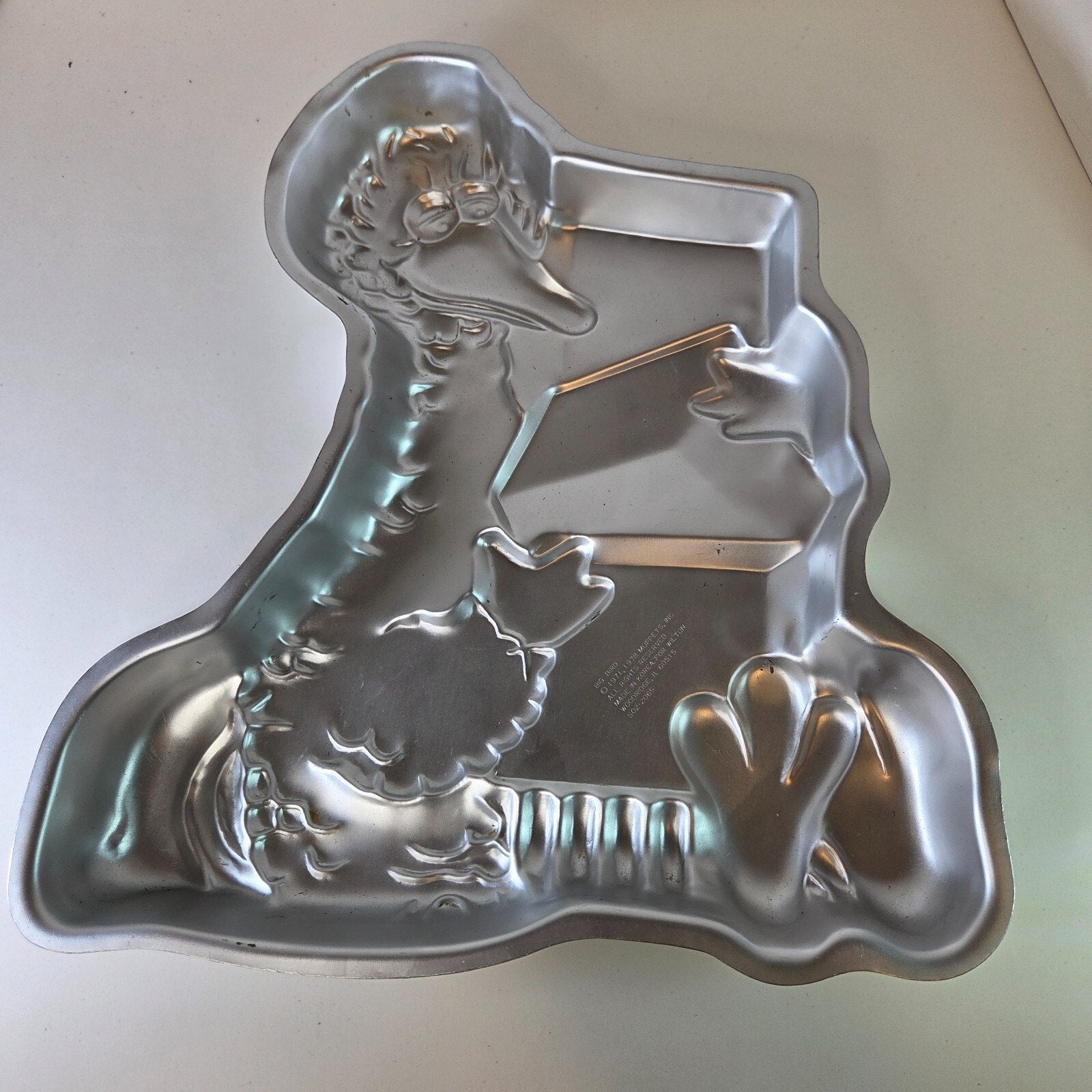Vintage Lot of 5 Wilton Cake Pans Cookie Monster Ernie Big Bird Donald Duck Doll