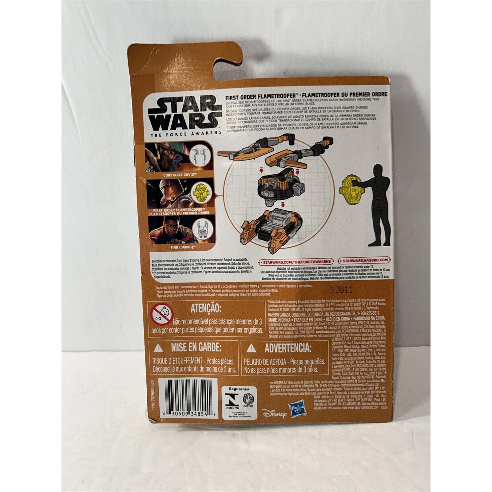 Star Wars 2015 The Force Awakens - Lot of 3 - Darth Vadar and Two Storm Troopers