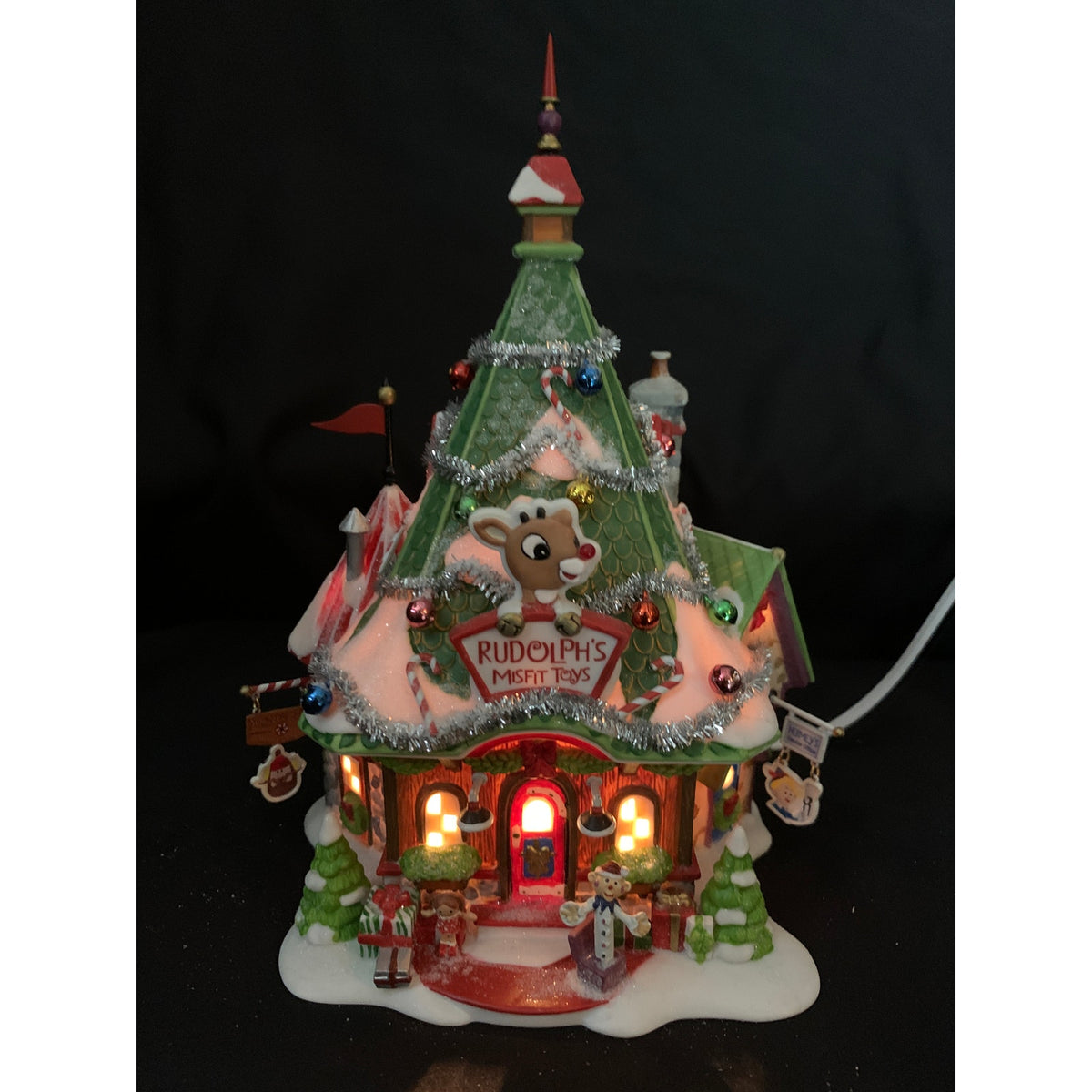 Dept 56 Rudolph’s Misfit Headquarters 56769 North Pole Village Lighted Box