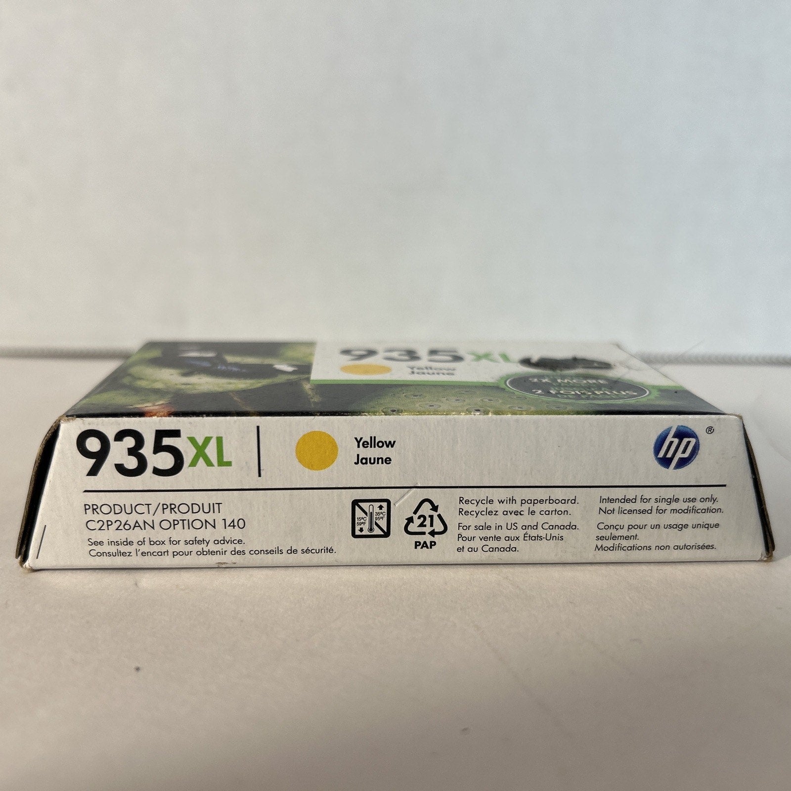 Genuine HP 935XL Yellow Ink Cartridge New in box