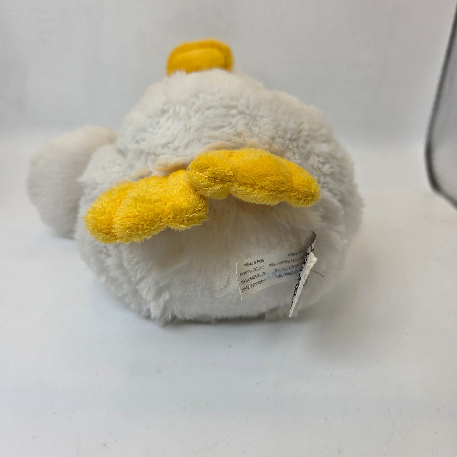 Ganz Plush Duck HM148 White Yellow Stuffed Animal Soft Toy 8 Inch