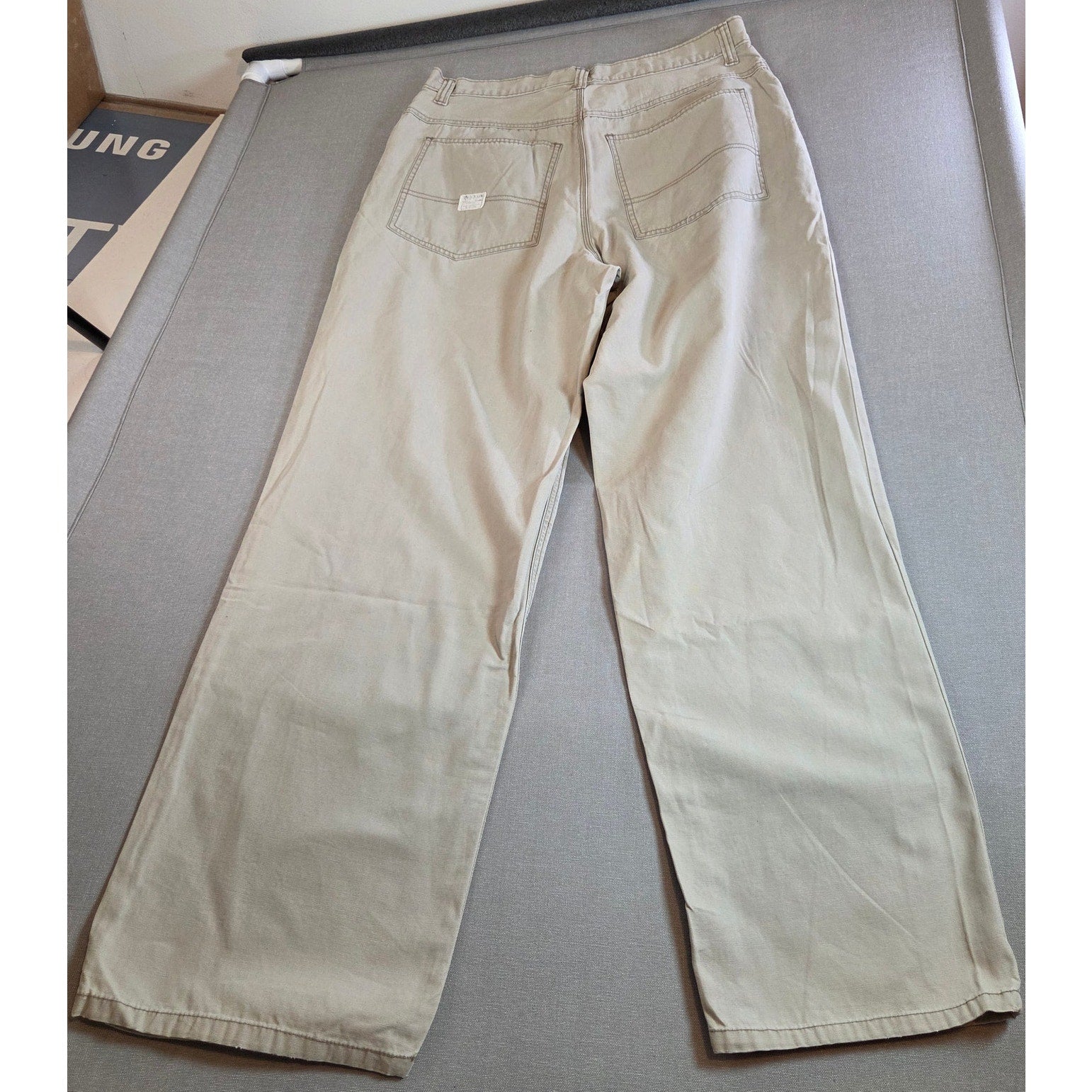 Old Navy Mechanic’s Workwear Pants 34x34 Khaki Cotton Vintage 2002