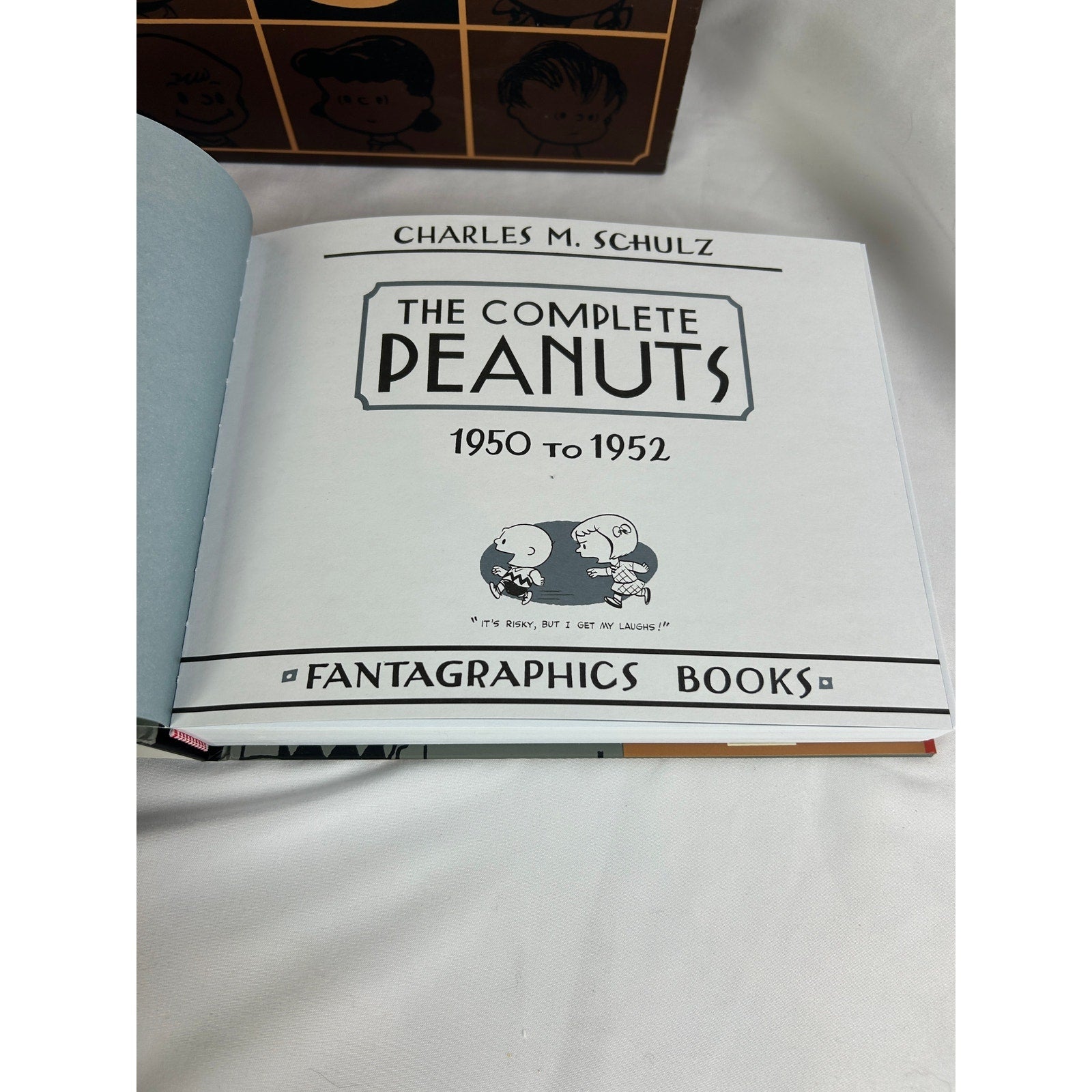 The Complete Peanuts Vol 1-2 Box Set 1950-1954 Fantagraphics Hard Cover