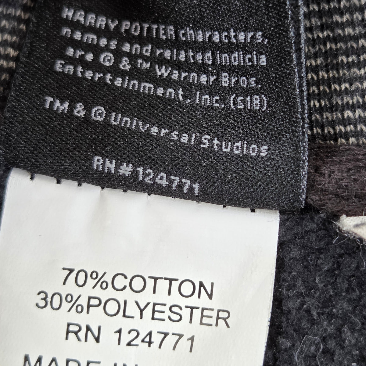 Harry Potter Hogwarts Railways Full Zip Hoodie Universal Studios Mens XL