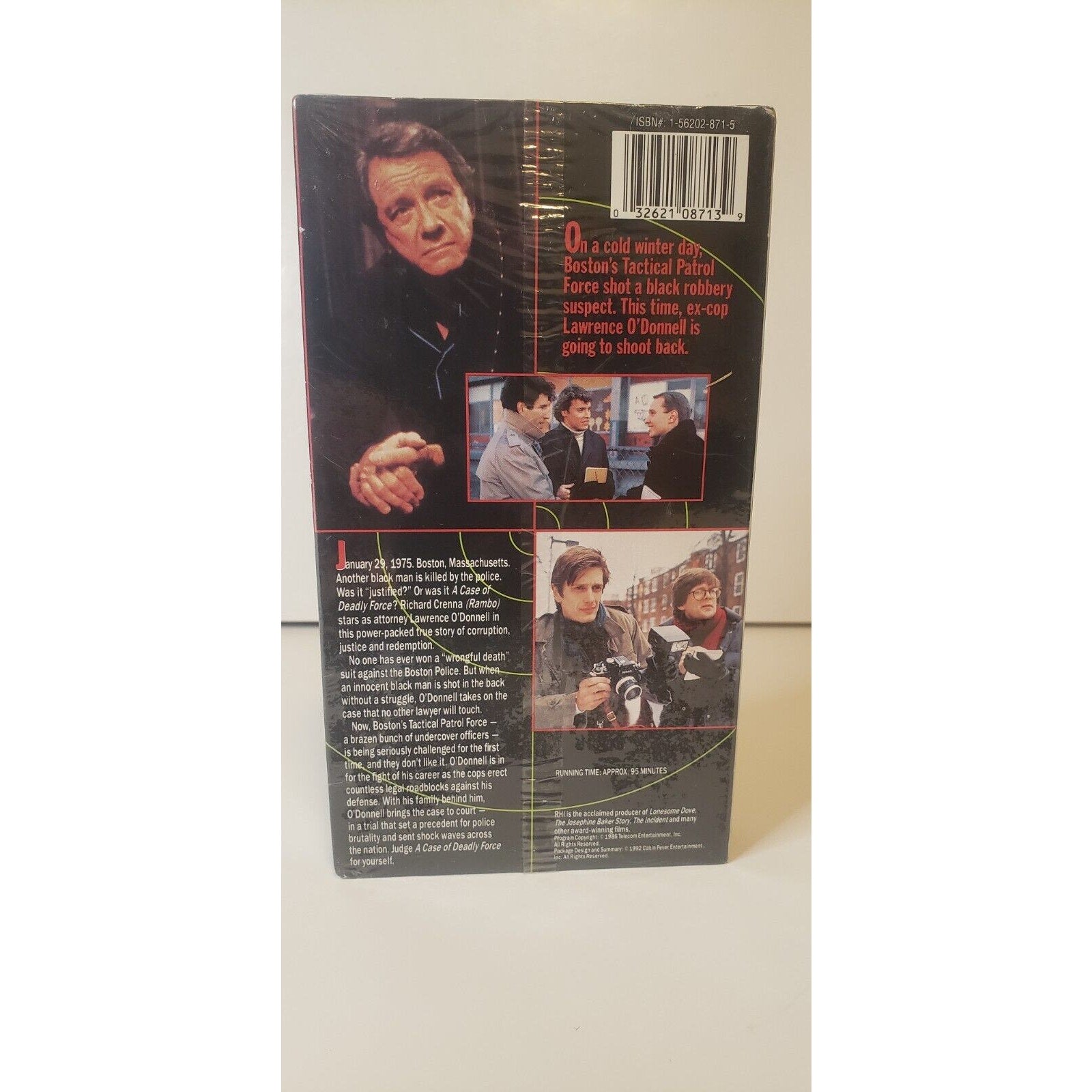 A Case Of Deadly Force VHS New Sealed Richard Crenna John Shea