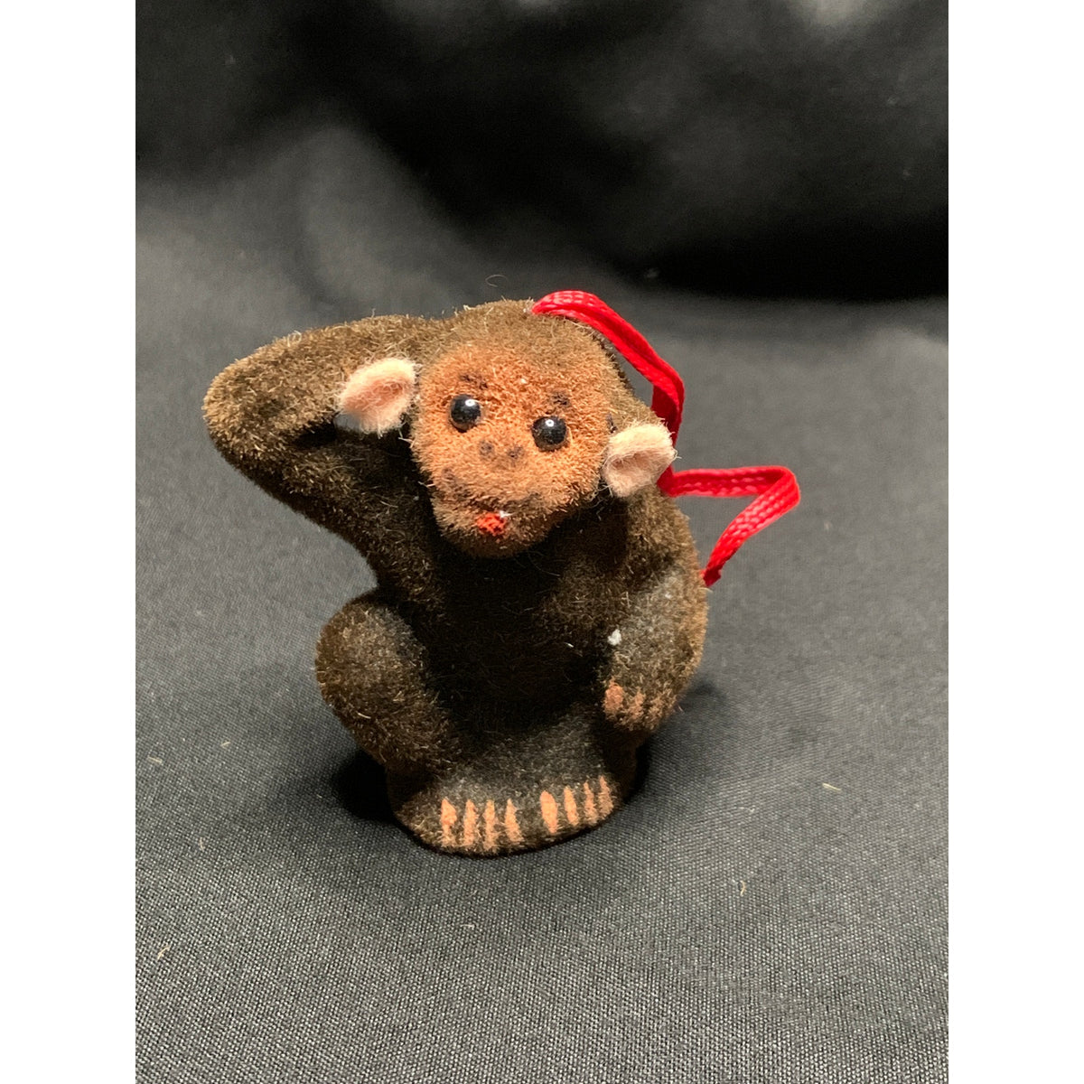 Vintage Wagner Handwork Flocked Monkey Chimpanzee West Germany 1983-1990